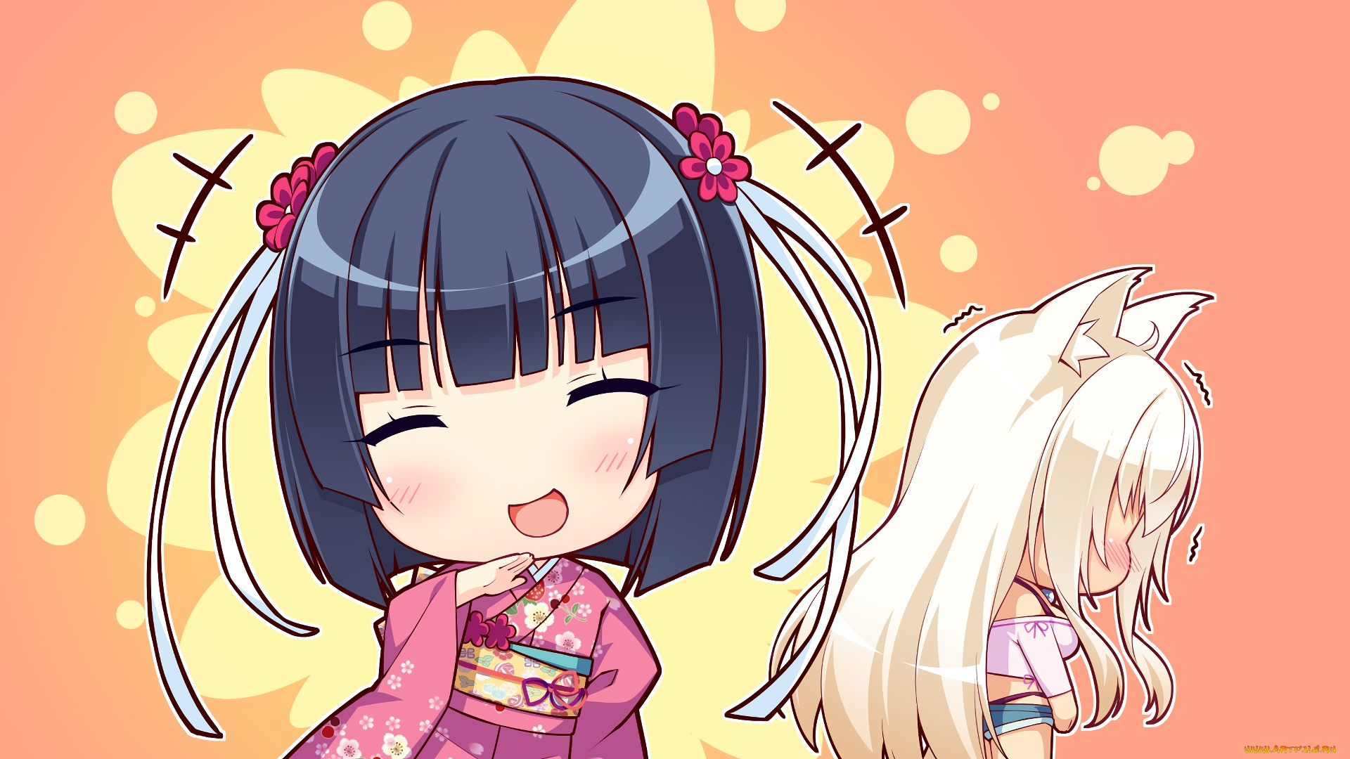 аниме, nekopara, нэкопара