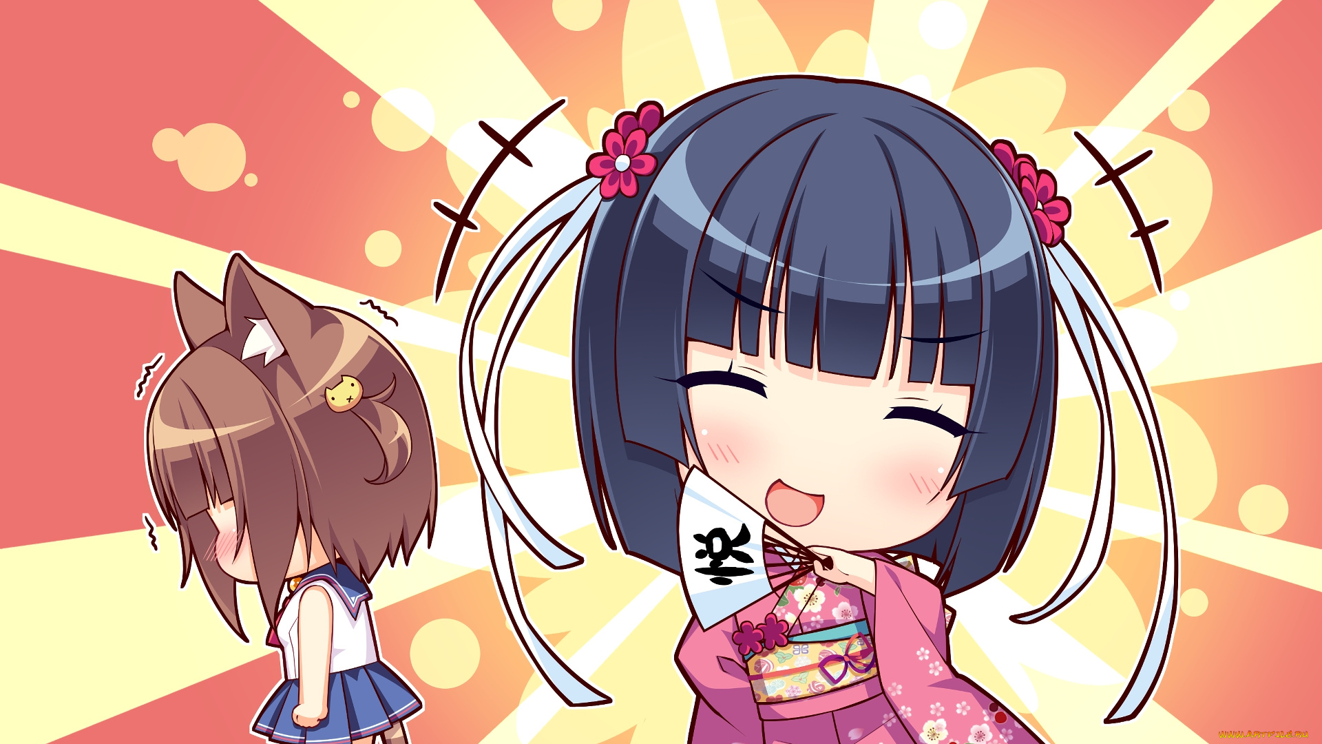 аниме, nekopara, нэкопара