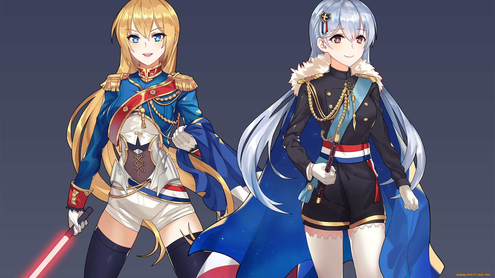 аниме, оружие, , техника, , технологии, девушки