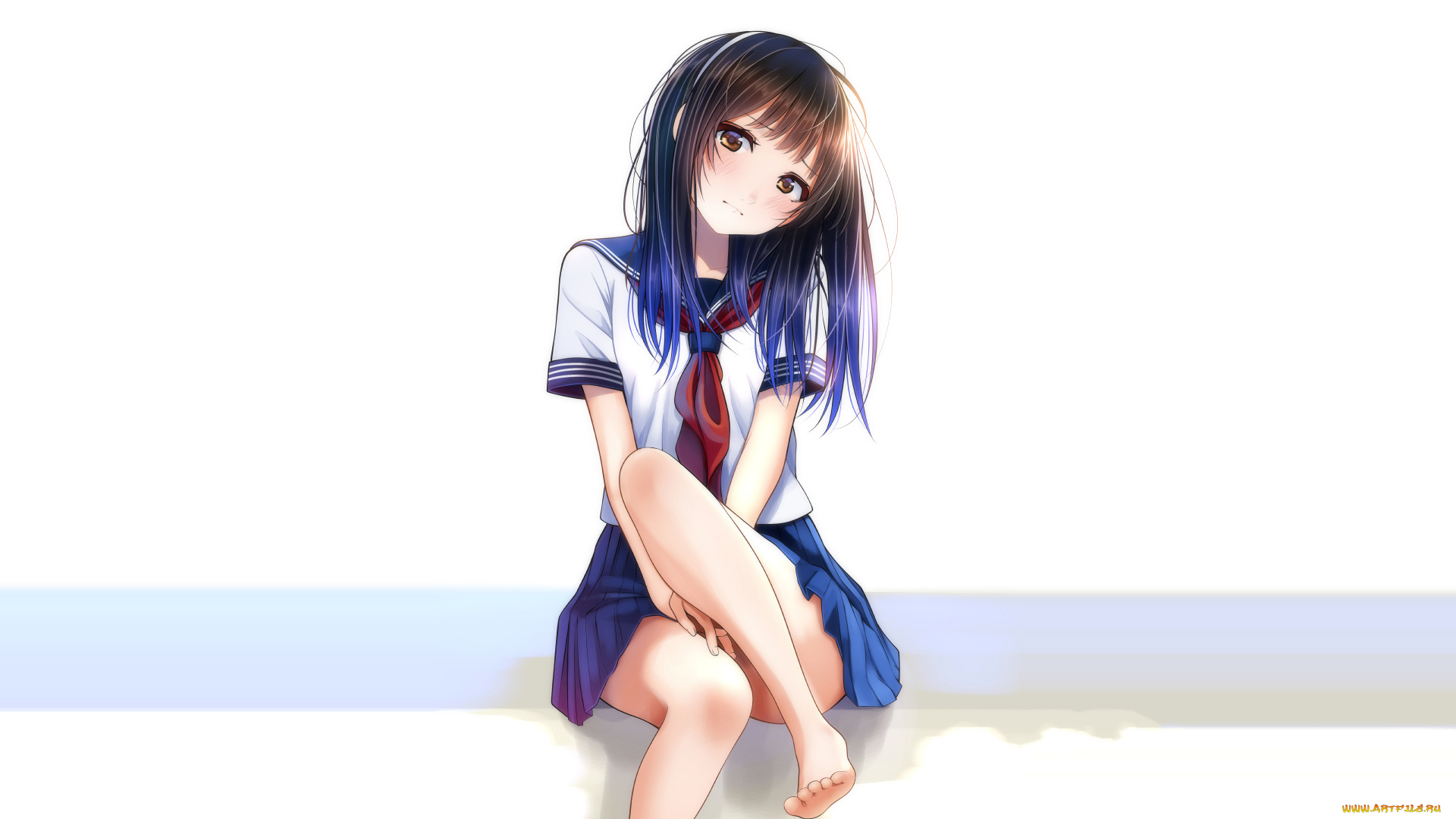 аниме, unknown, , другое, , девушка, фон, взгляд