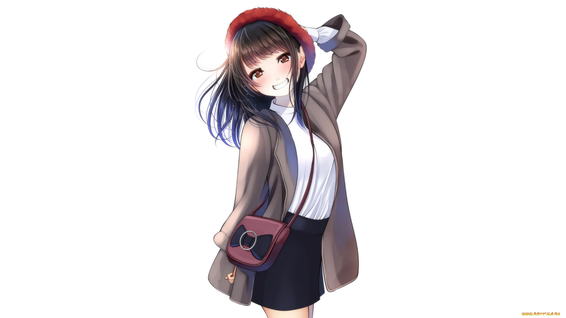 аниме, unknown, , другое, , фон, взгляд, девушка