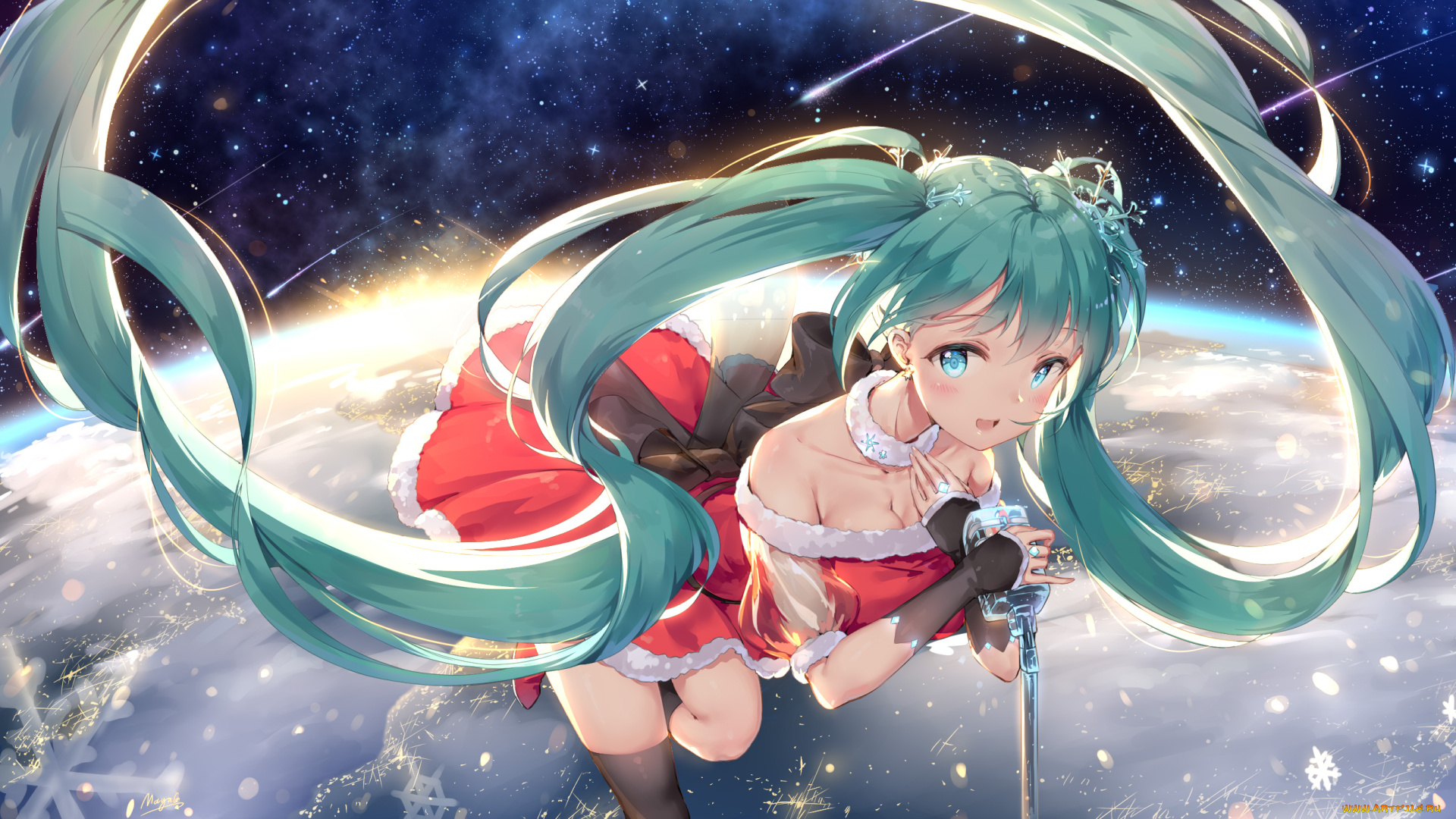 аниме, vocaloid, hatsune, miku