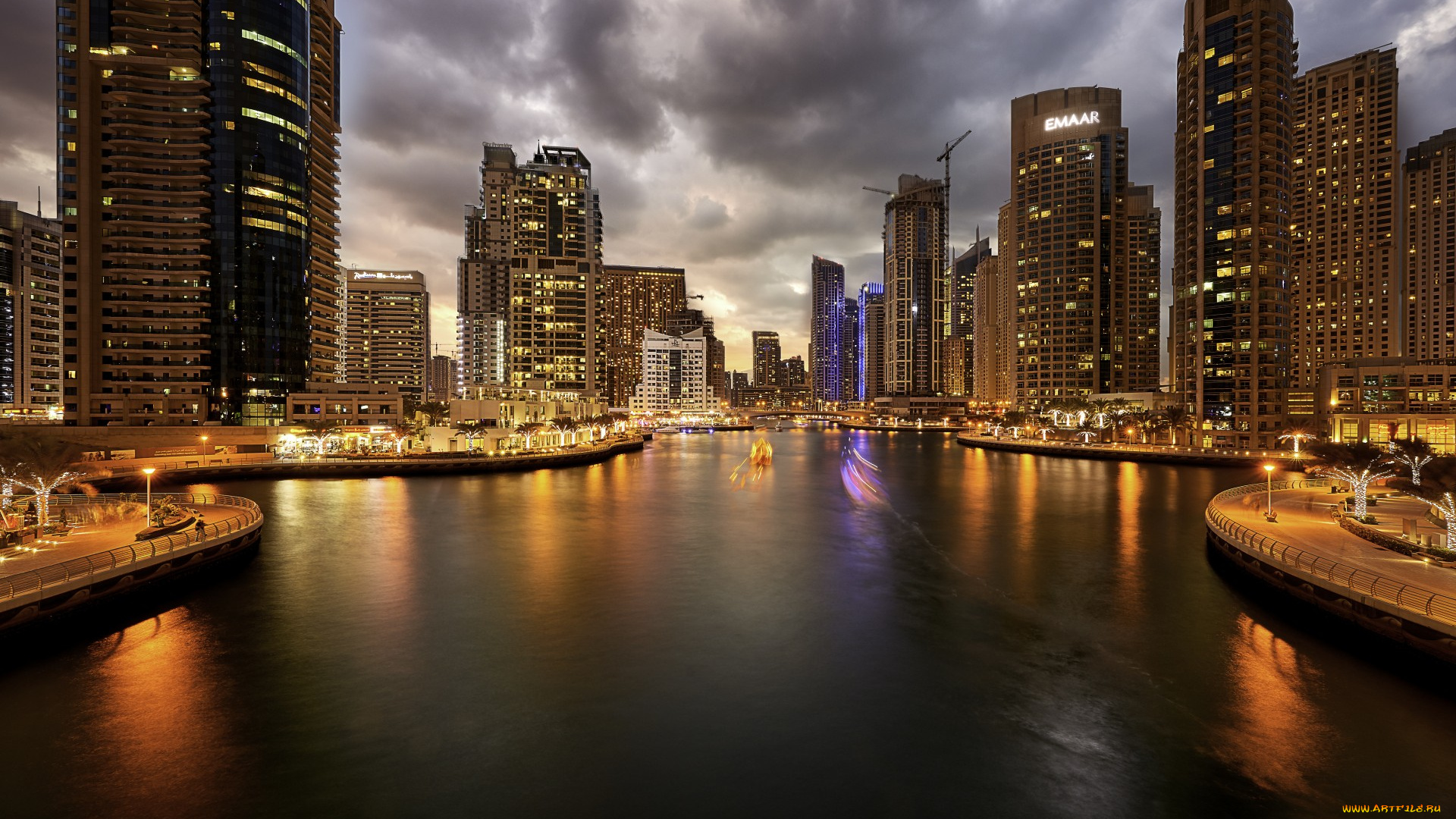 dubai, города, дубай, , оаэ, небоскребы, панорама