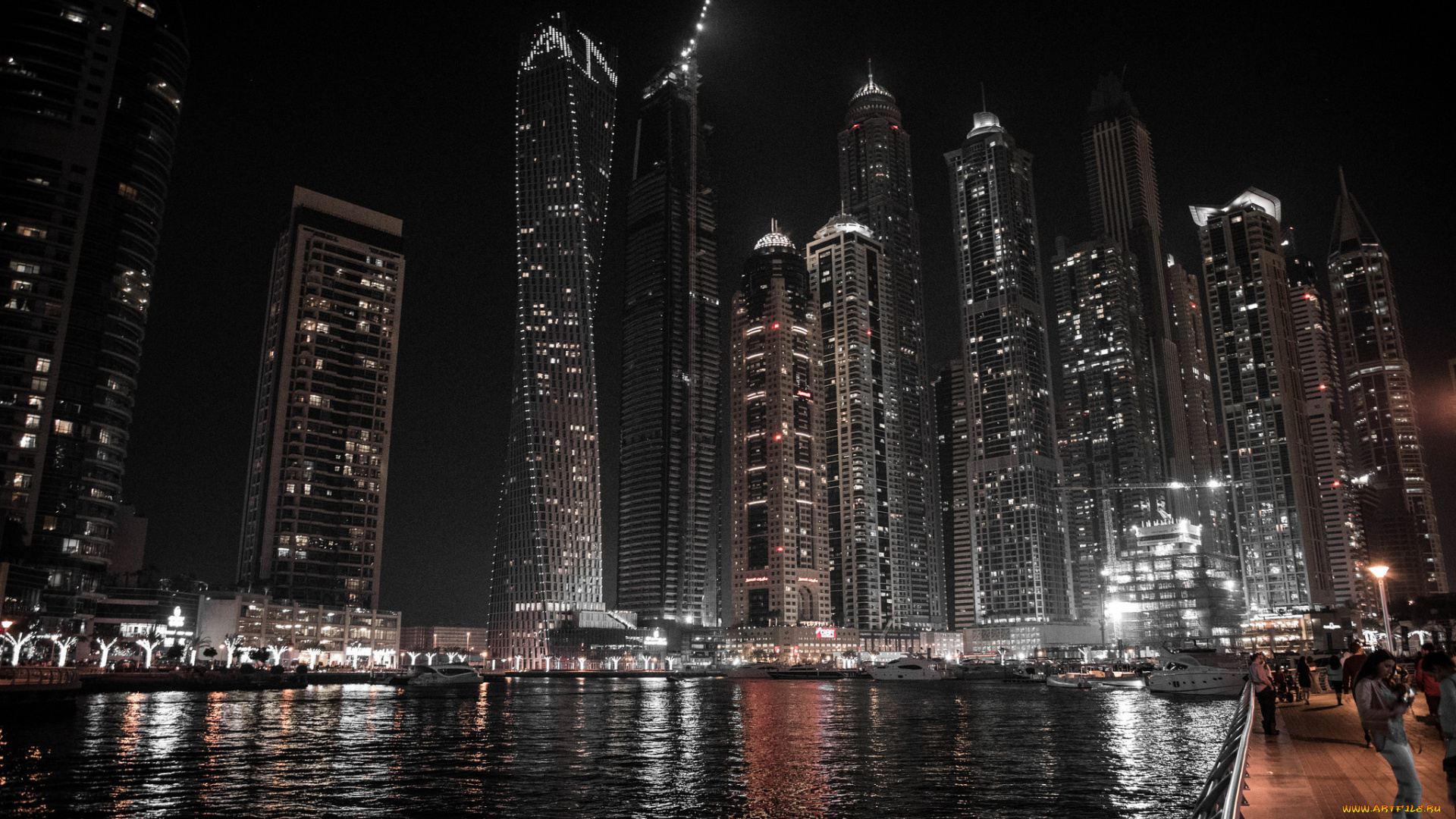 dubai, города, дубай, , оаэ, панорама, небоскребы