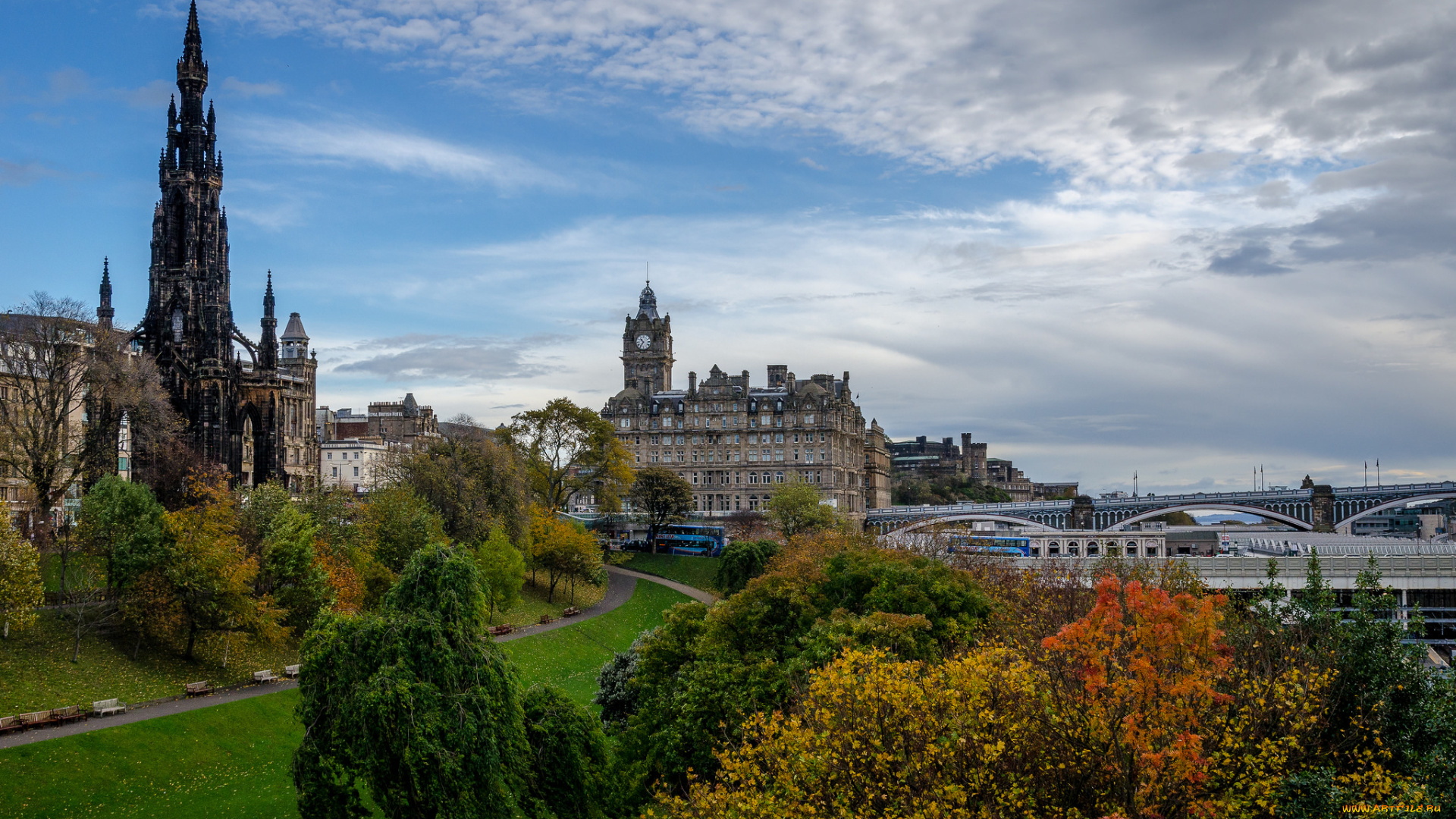 edinburgh, города, эдинбург, , шотландия, панорама