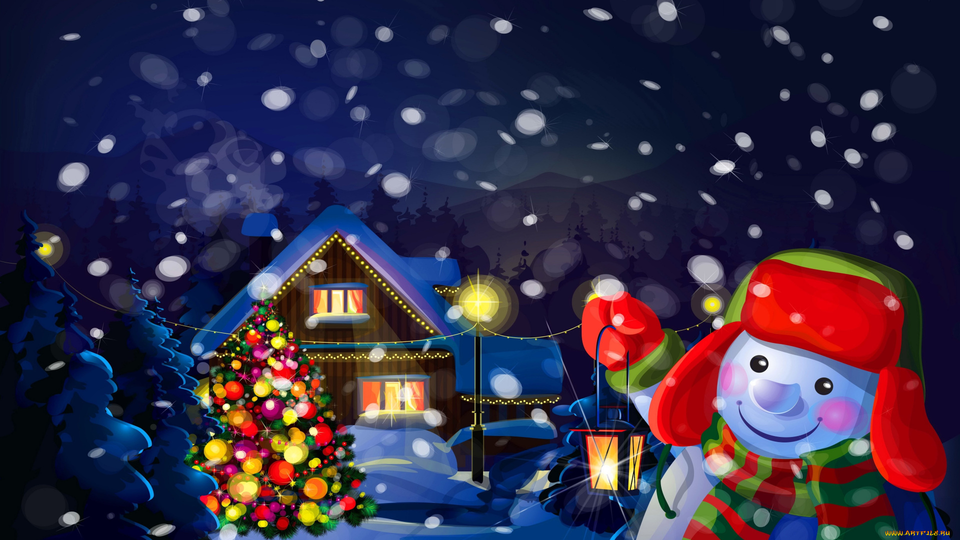 праздничные, векторная, графика, , новый, год, фон, новый, год, праздник