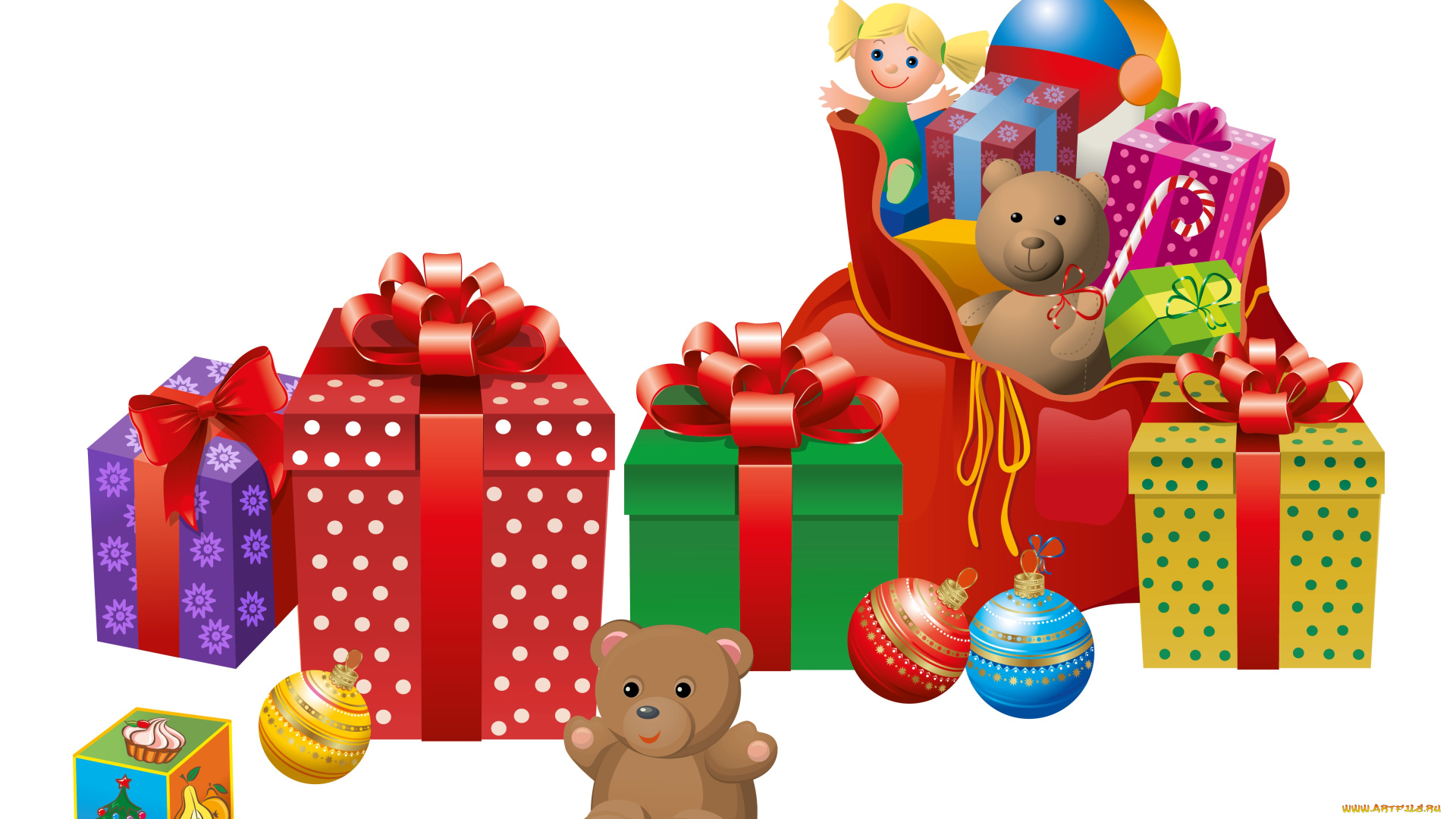 праздничные, векторная, графика, , новый, год, фон, новый, год, праздник