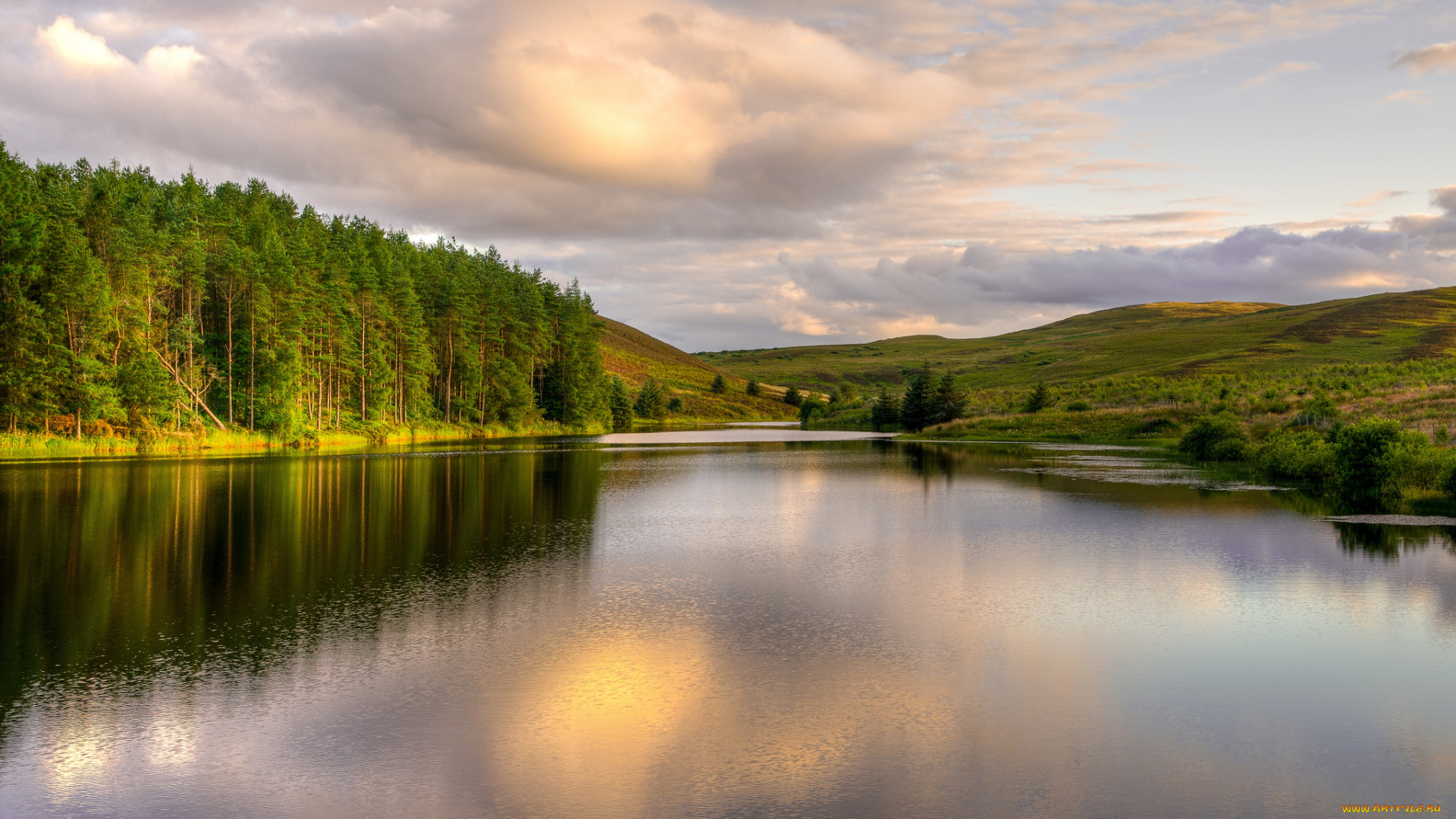 природа, реки, озера, простор