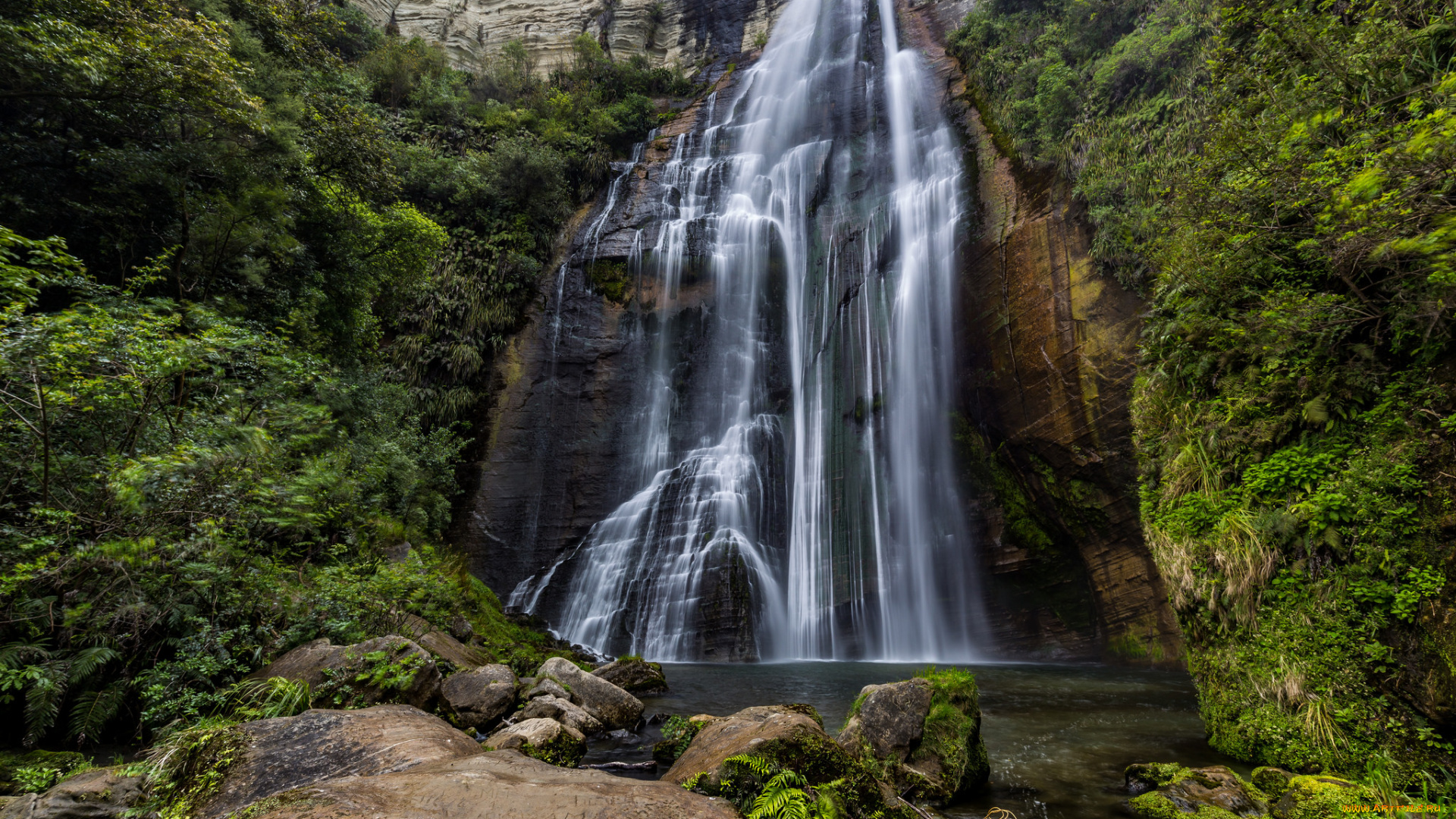 природа, водопады, простор