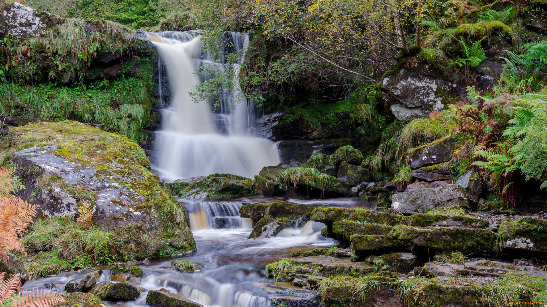 природа, водопады, простор