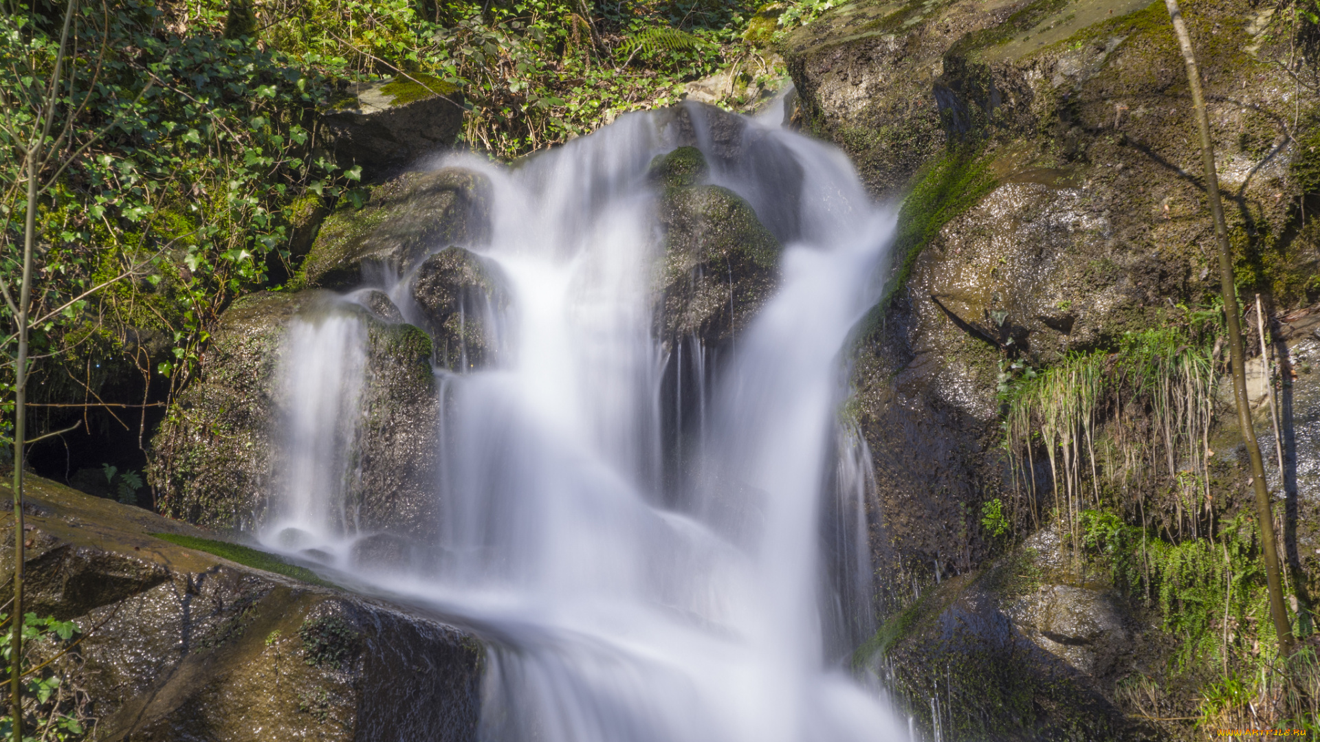 природа, водопады, простор