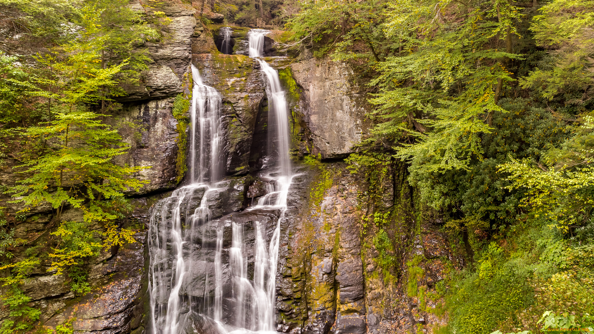 природа, водопады, простор