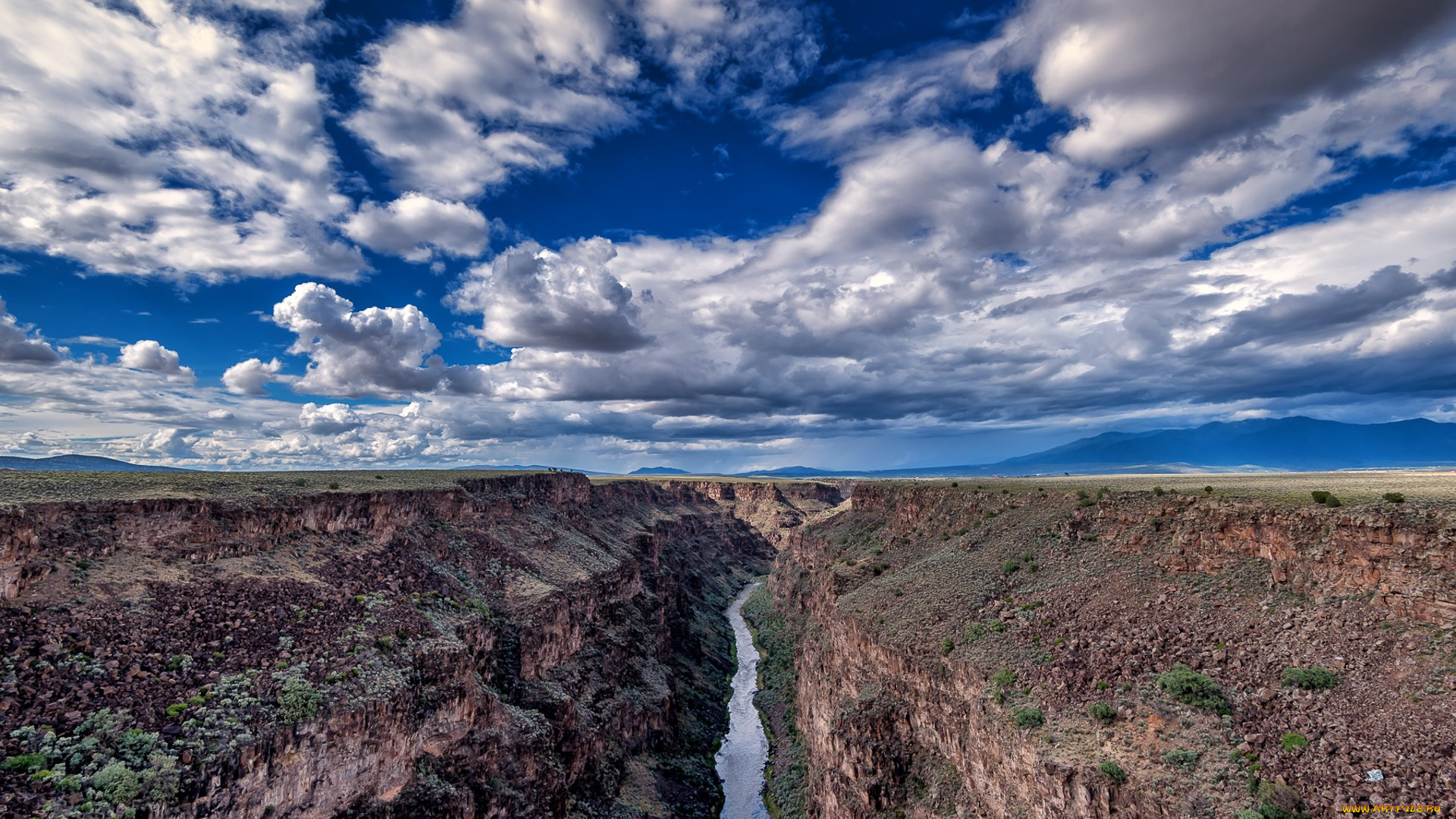 природа, водопады, простор