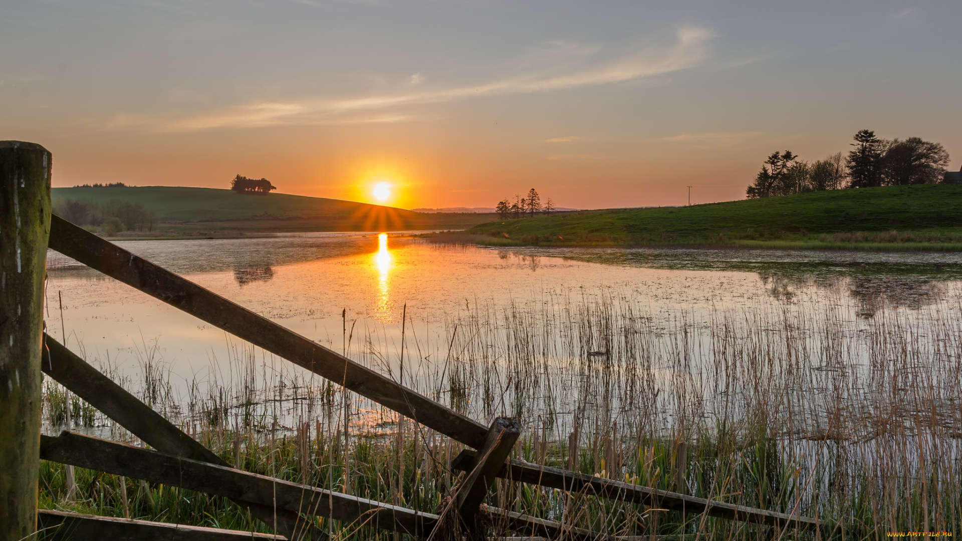 природа, восходы, закаты, простор