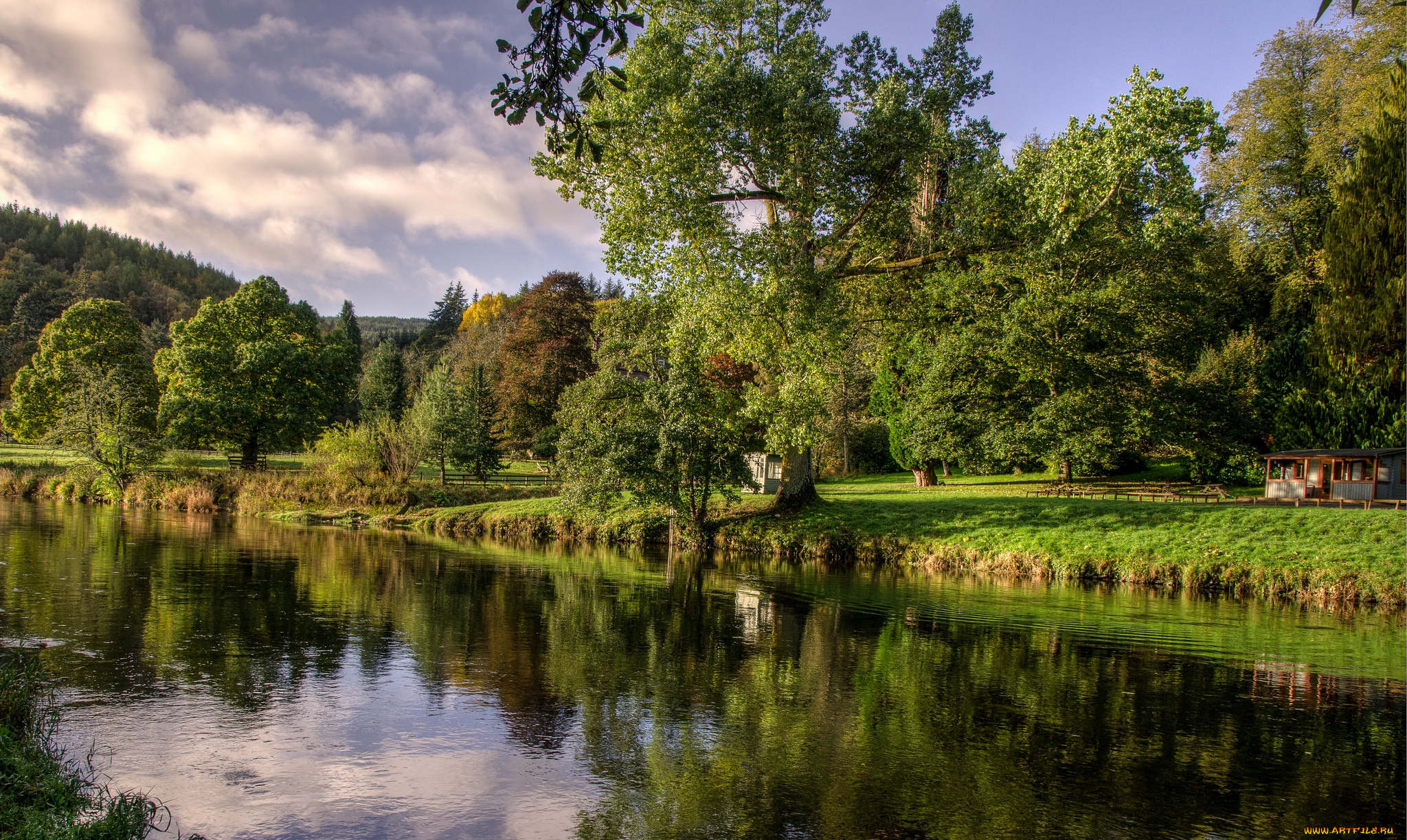 природа, реки, озера, простор