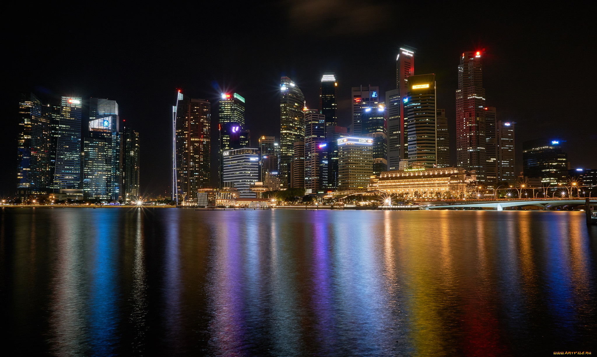 singapore, города, сингапур, , сингапур, небоскребы, панорама