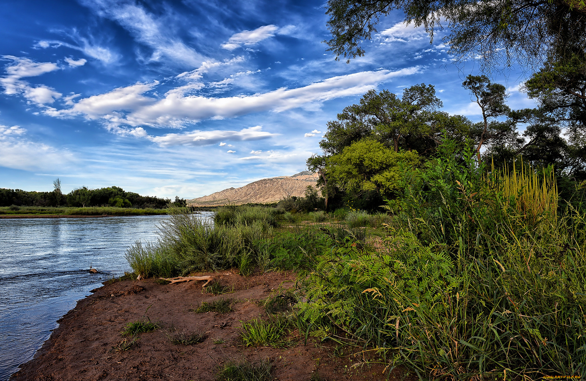 природа, реки, озера, простор