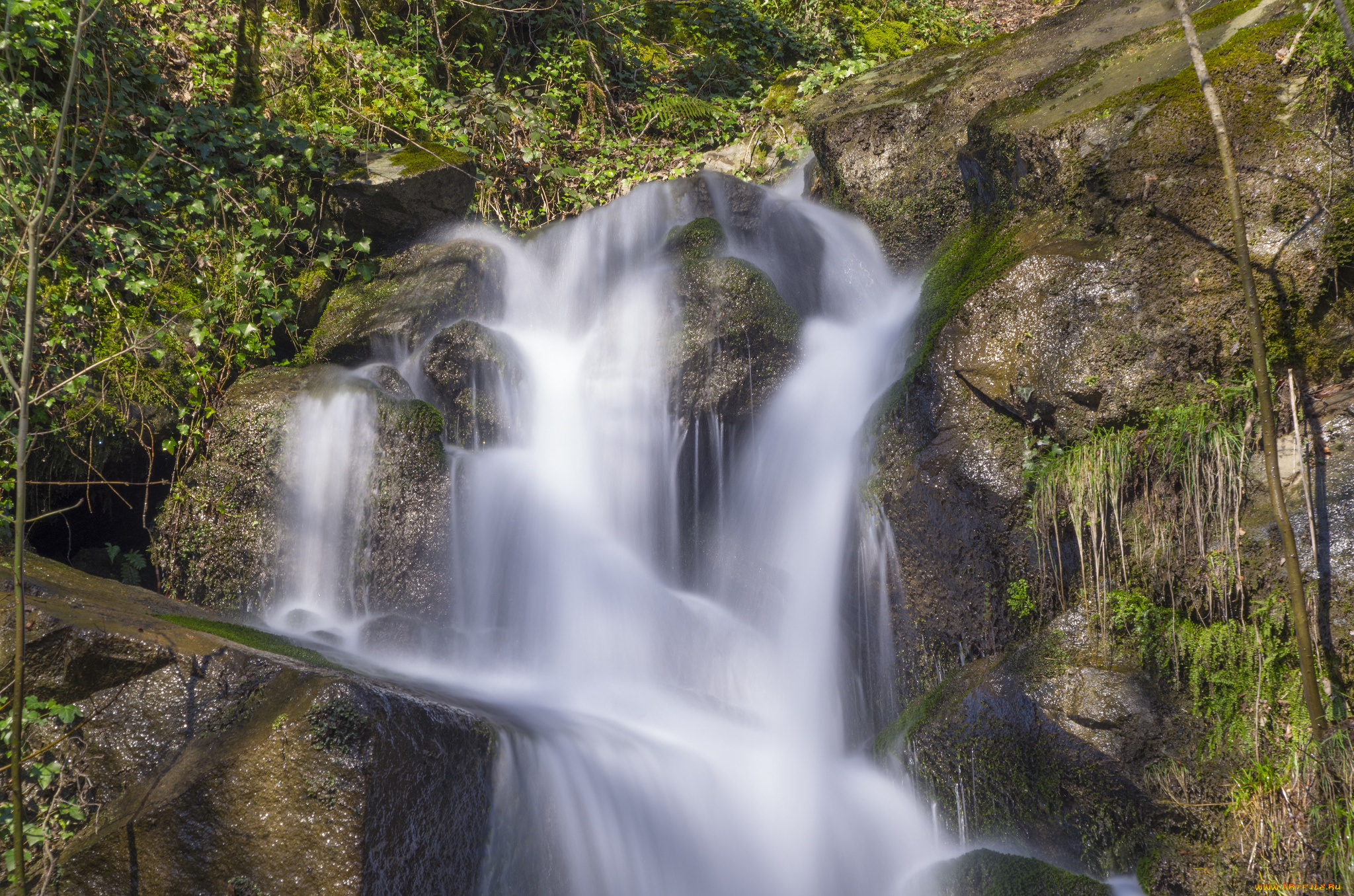 природа, водопады, простор