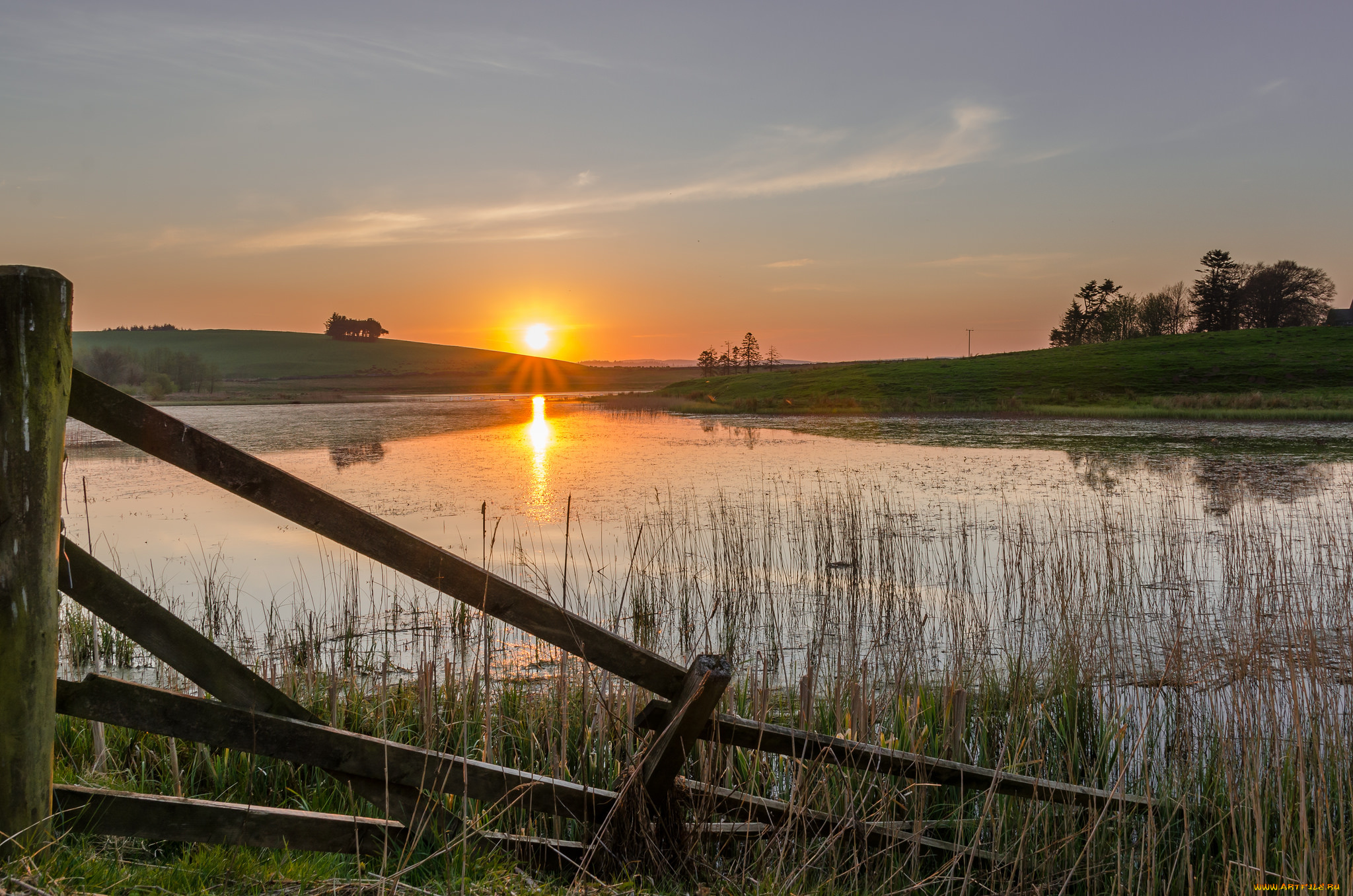 природа, восходы, закаты, простор