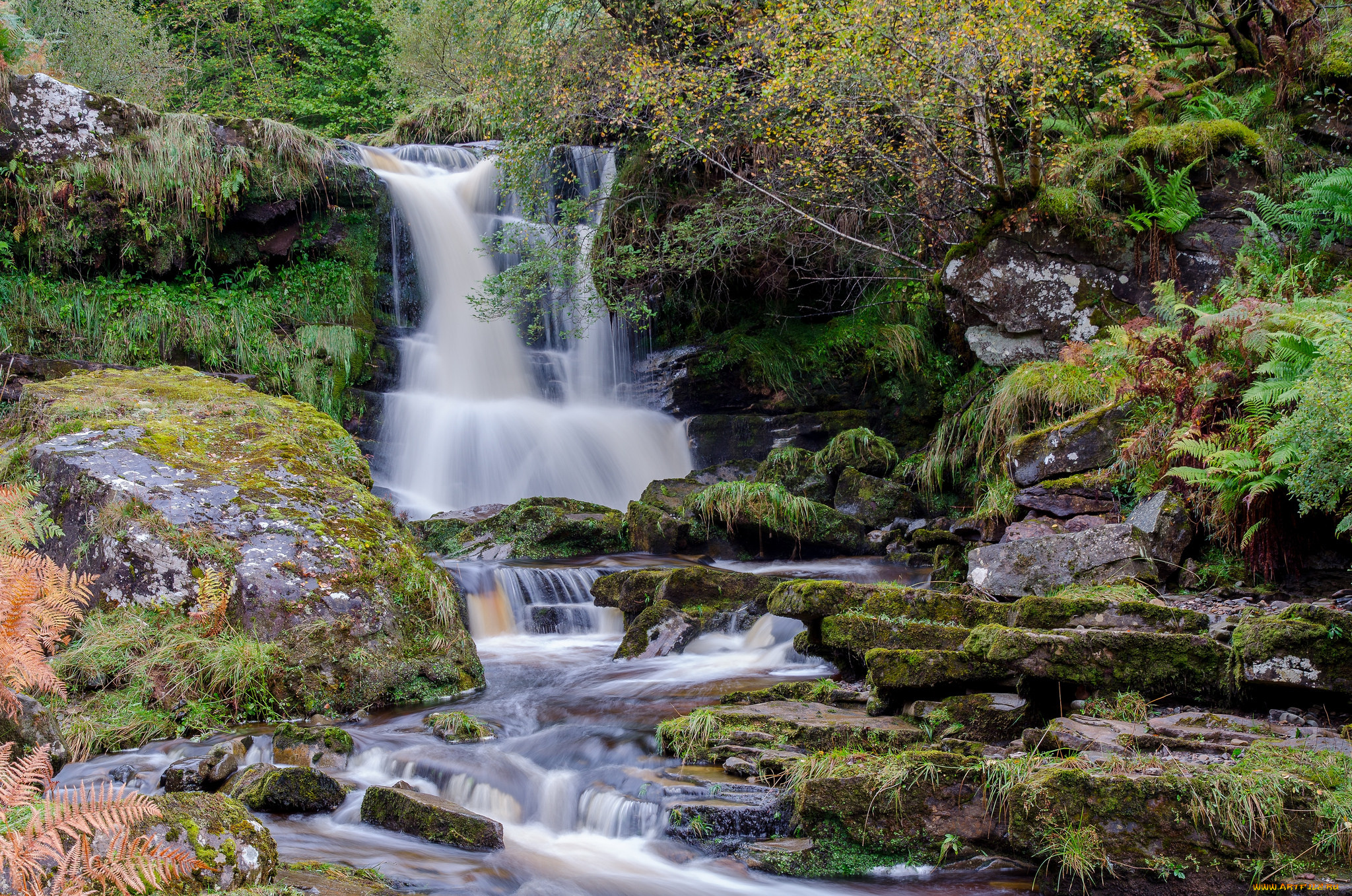 природа, водопады, простор