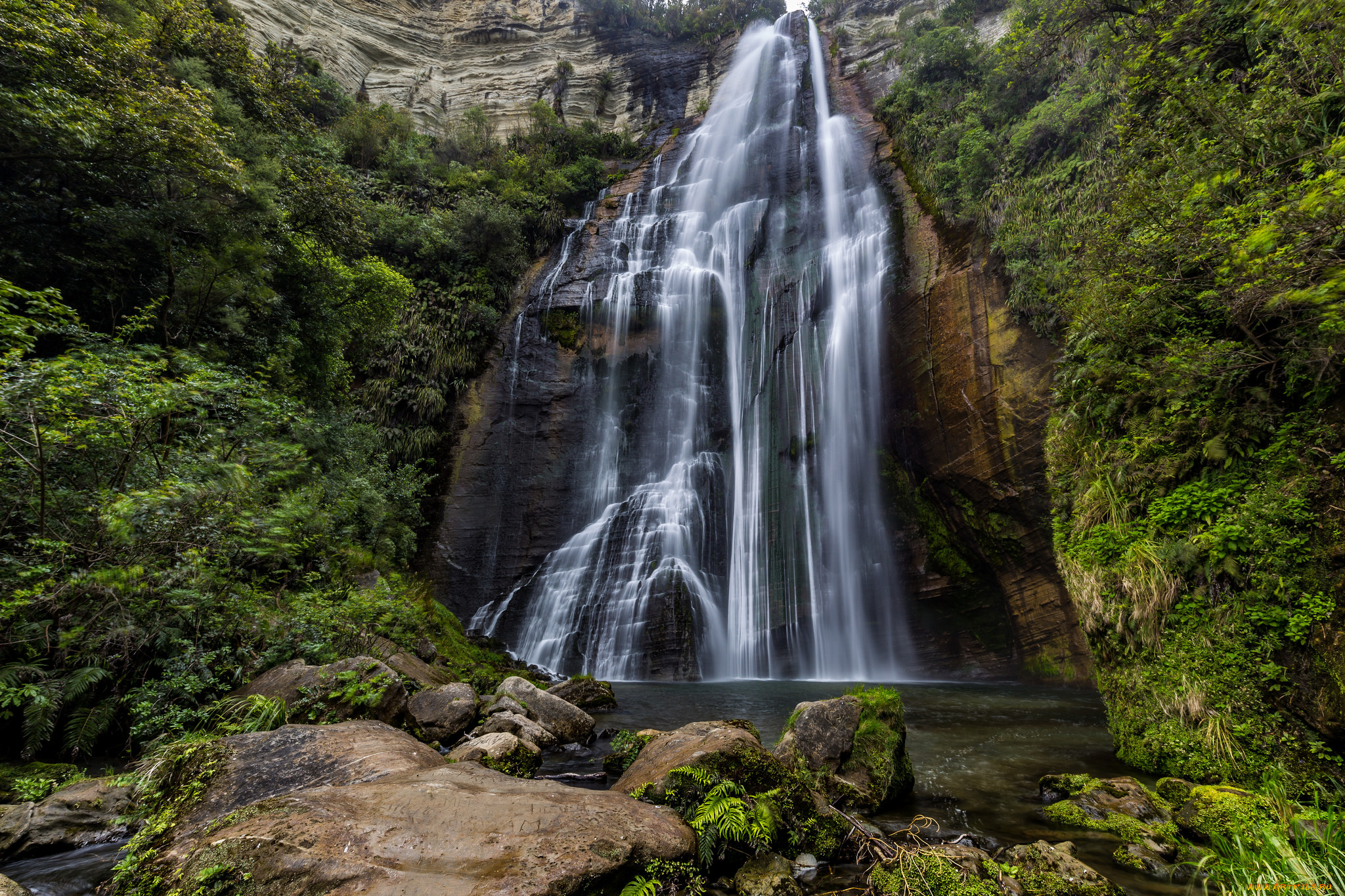 природа, водопады, простор