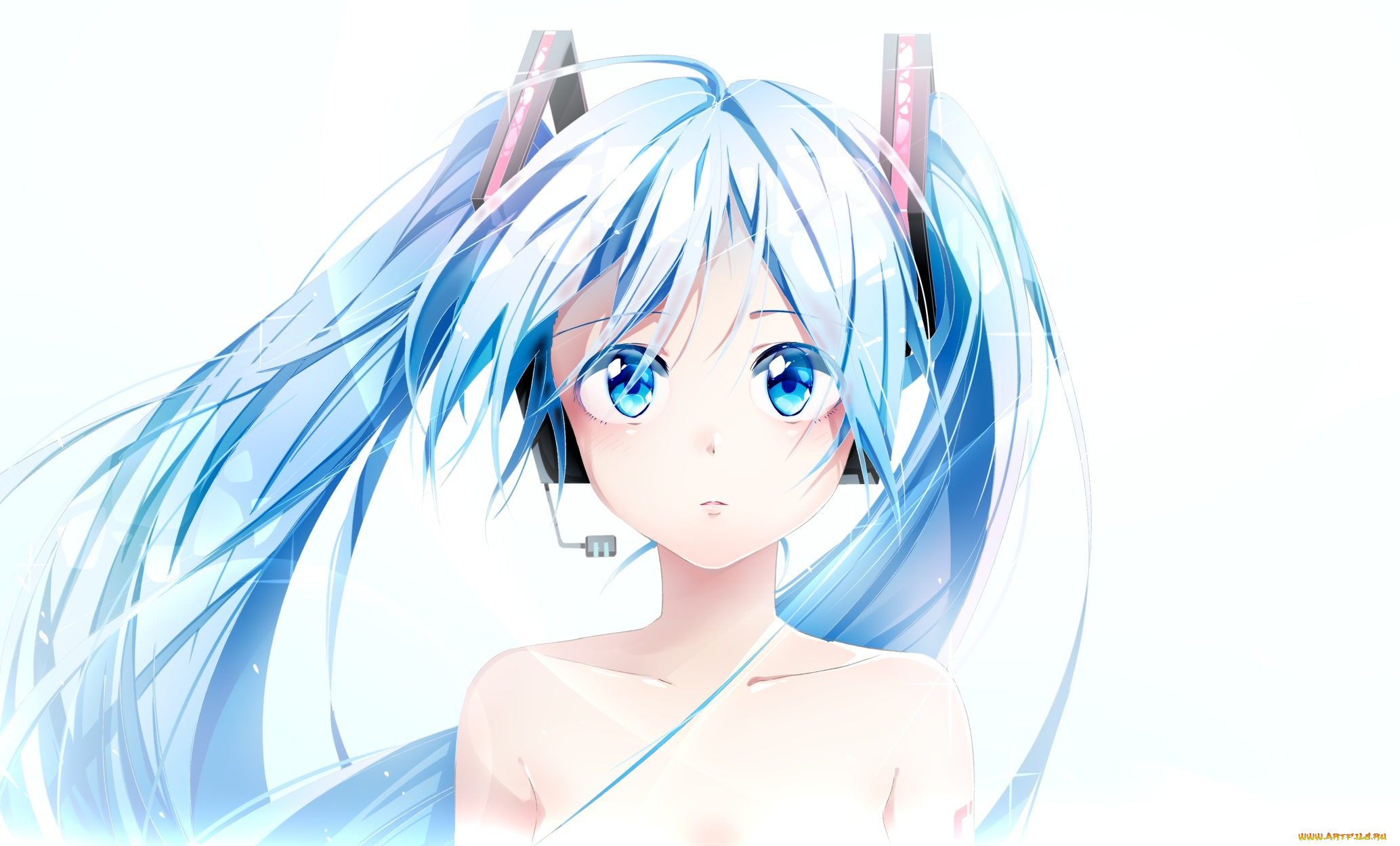 аниме, vocaloid, арт, девушка