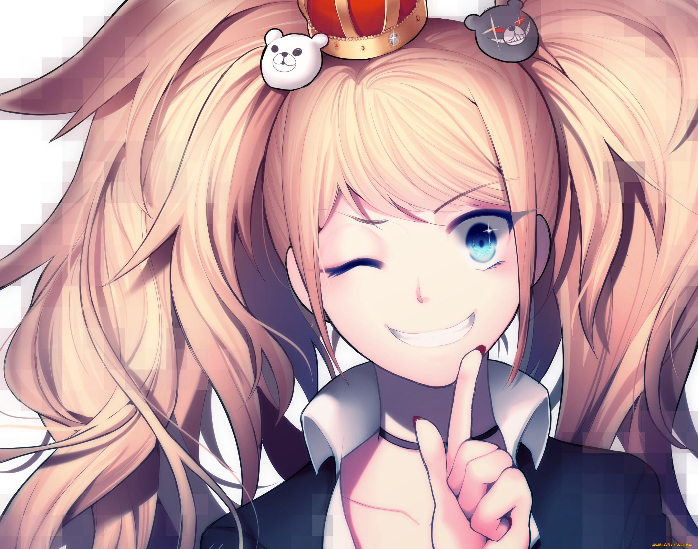 аниме, danganronpa, девушка