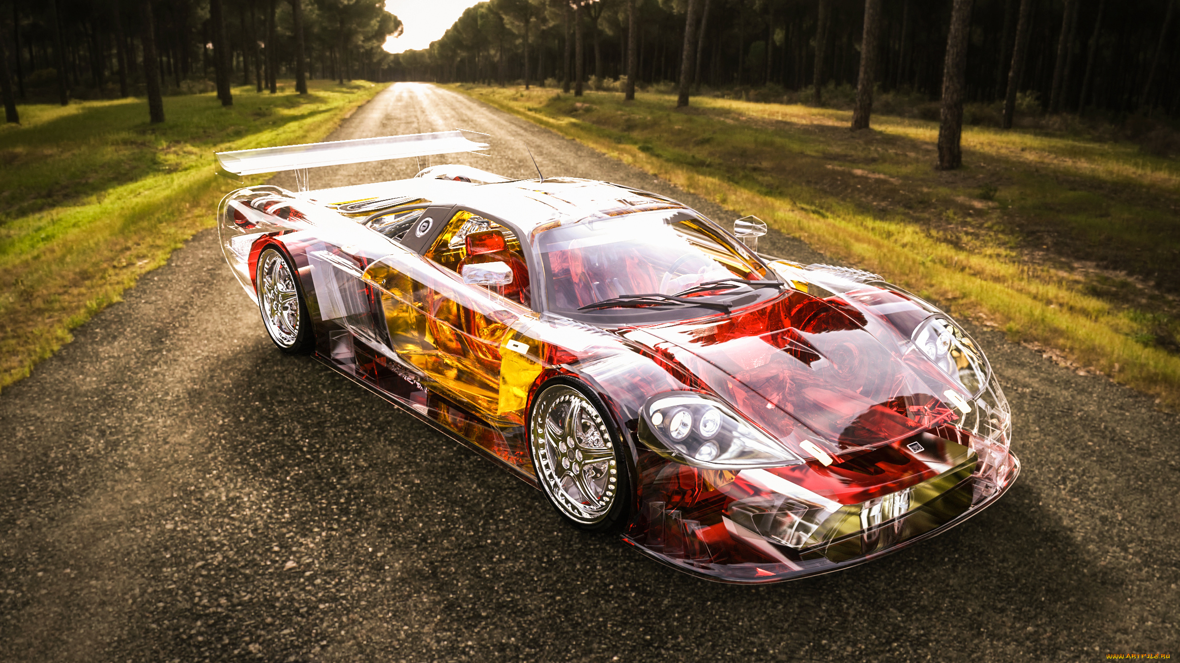 автомобили, 3д, графика, автомобиль