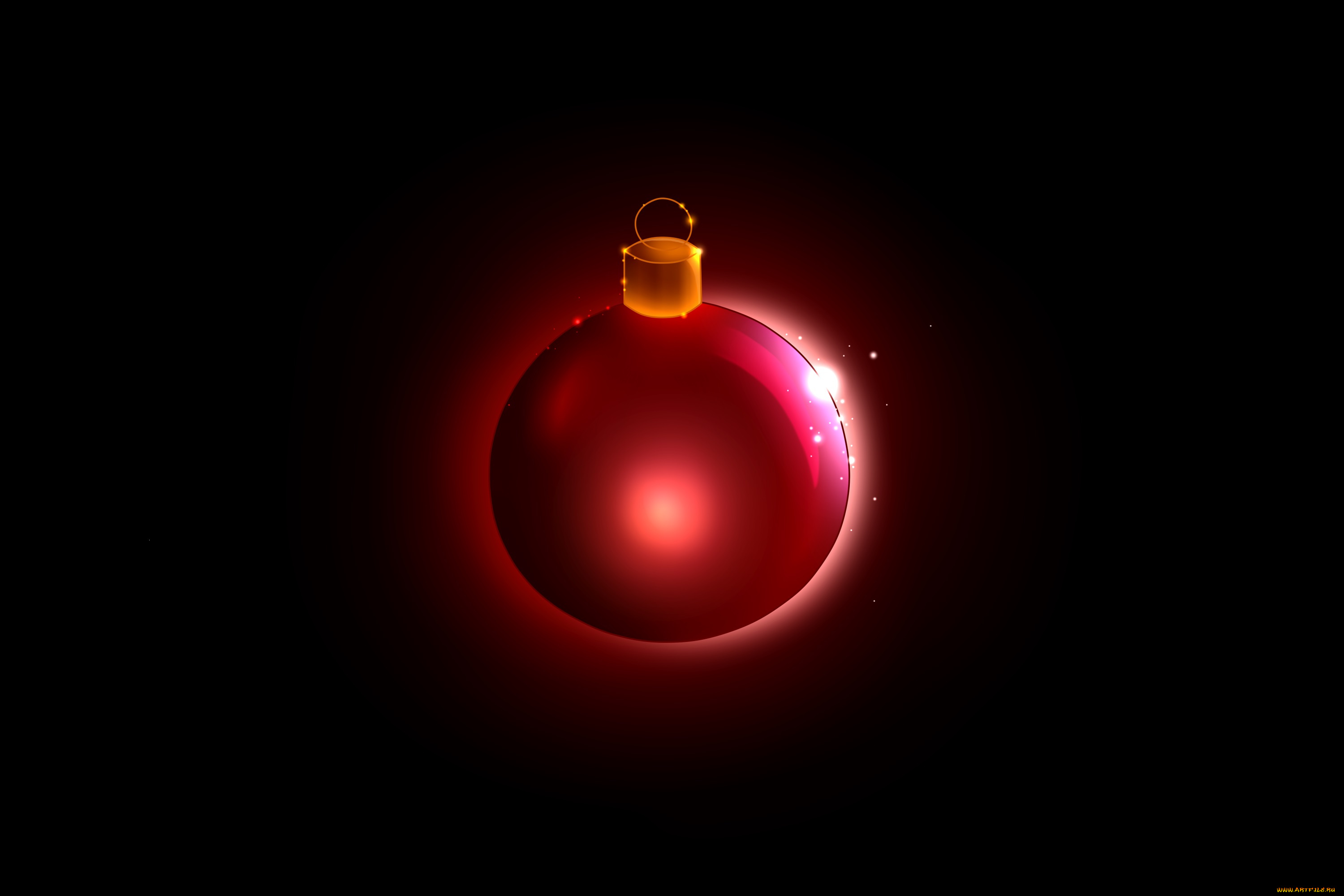 праздничные, векторная, графика, , новый, год, шар, фон