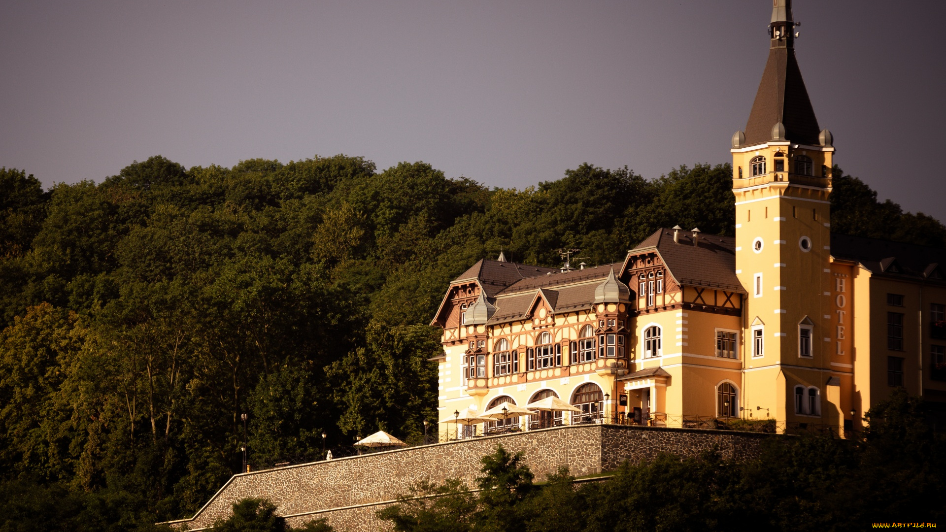 города, -, здания, , дома, отель