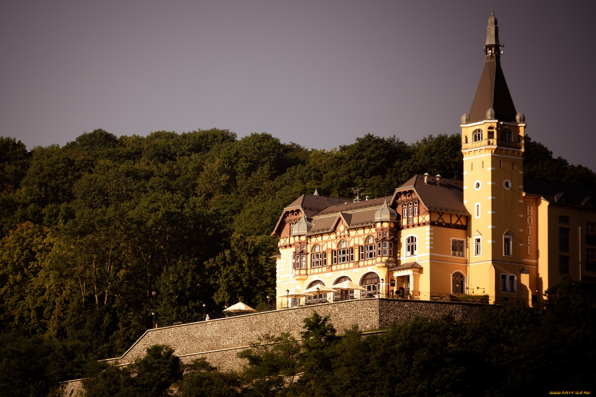 города, -, здания, , дома, отель