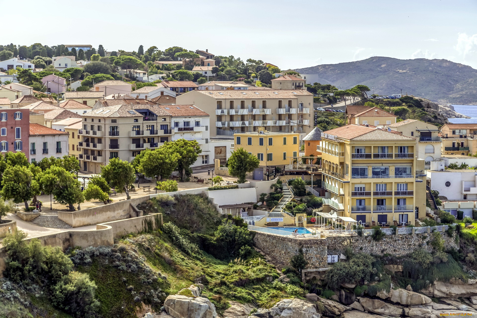 calvi, corsica, france, города, кальви, , франция