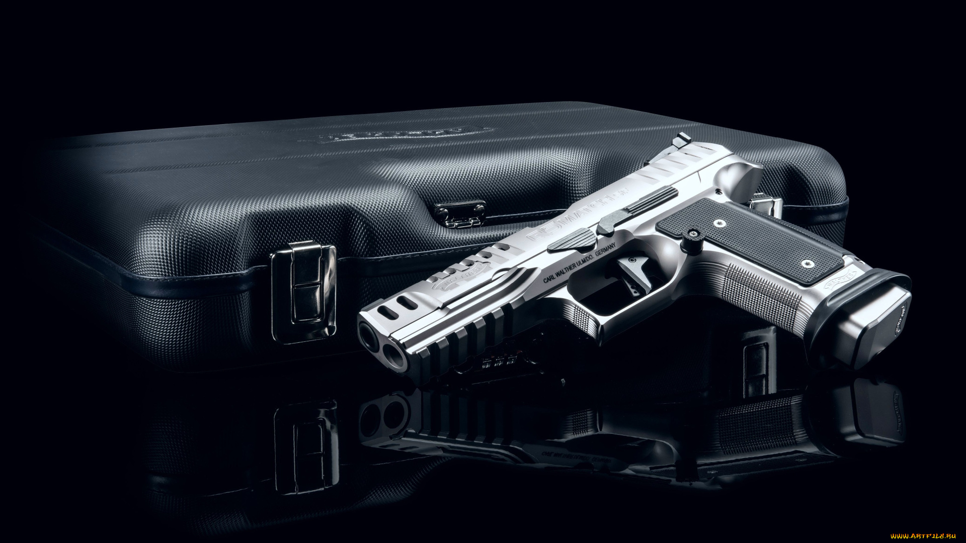 оружие, пистолеты, огнестрельное, walther, handgun, вальтер, q5, match, steel, frame, black, tie, special-edition, series, meister, manufaktur