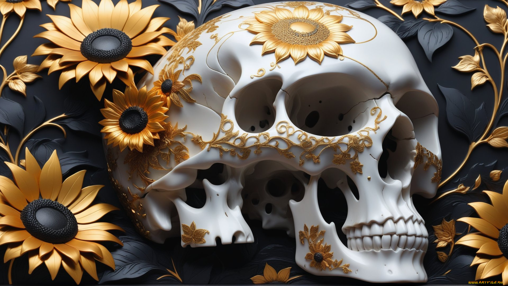 3д, графика, ужас, , horror, нейросети, графика, нейроарт, ai, art, нейронные, сети, рисунки, нейро, искусство, череп