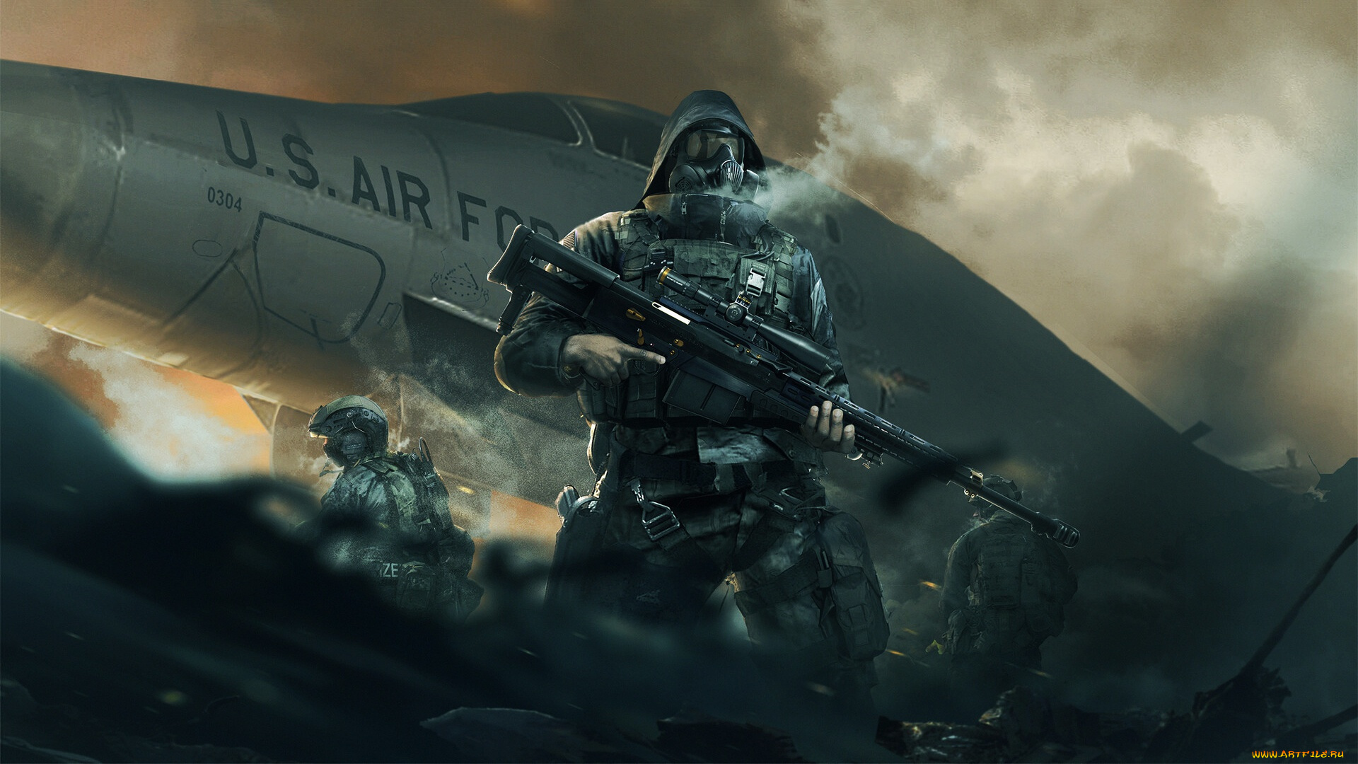 фэнтези, люди, солдаты