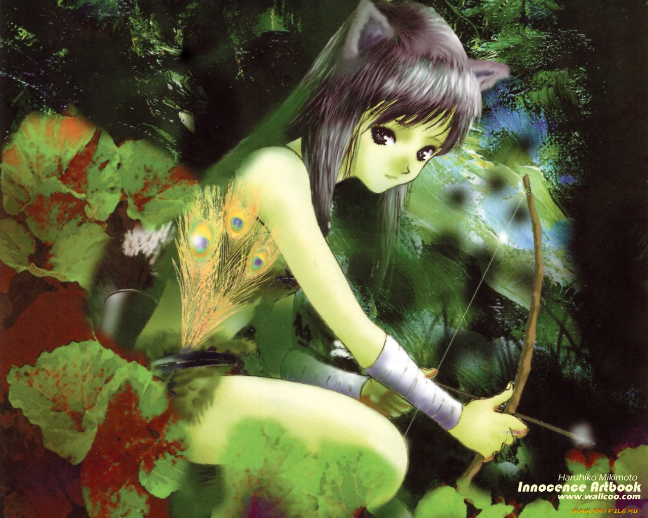 аниме, haruhiko, mikimoto, artbook