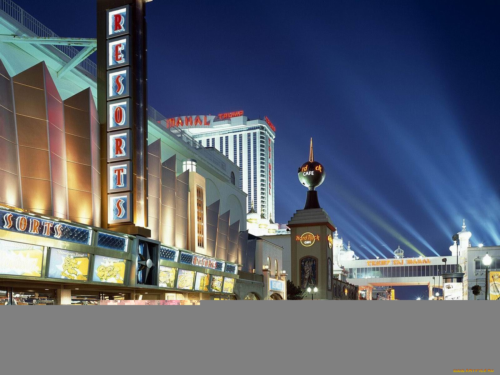 города, огни, ночного