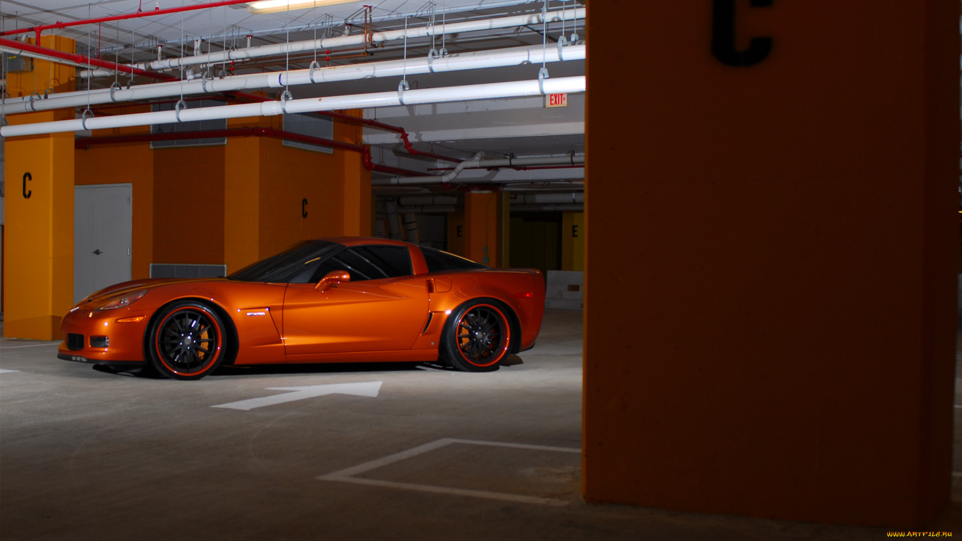 автомобили, corvette