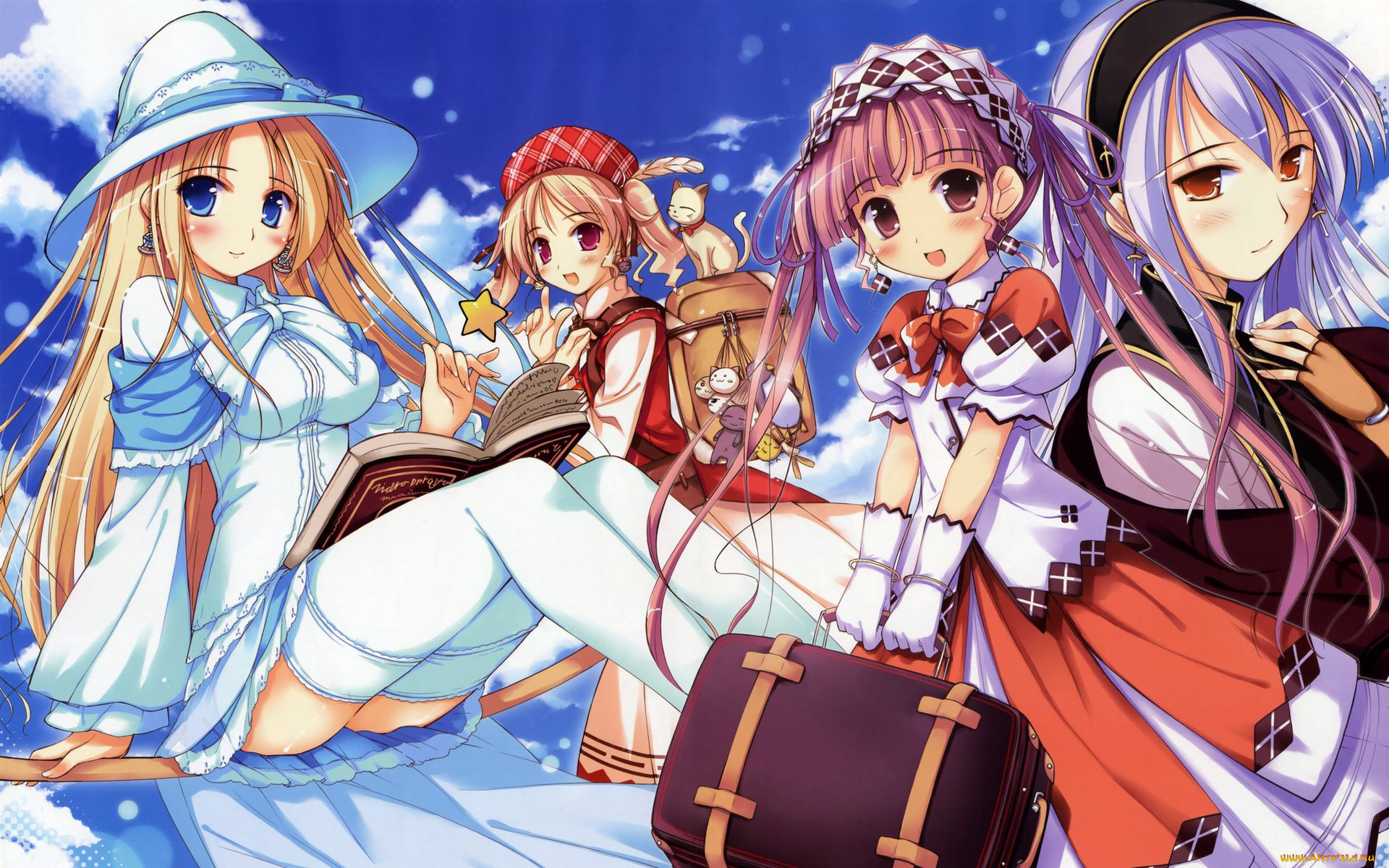 аниме, shukufuku, no, campanella