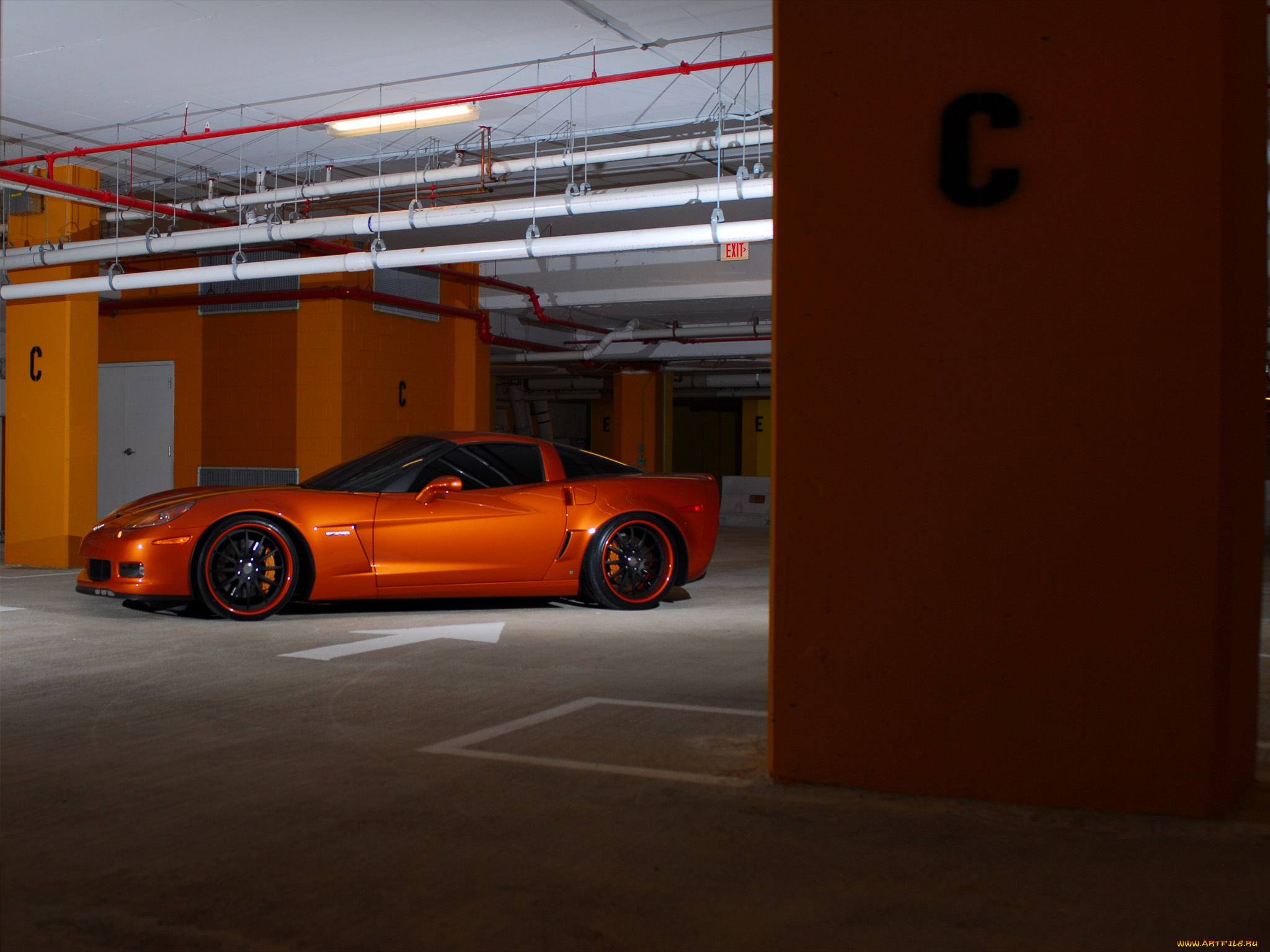 автомобили, corvette