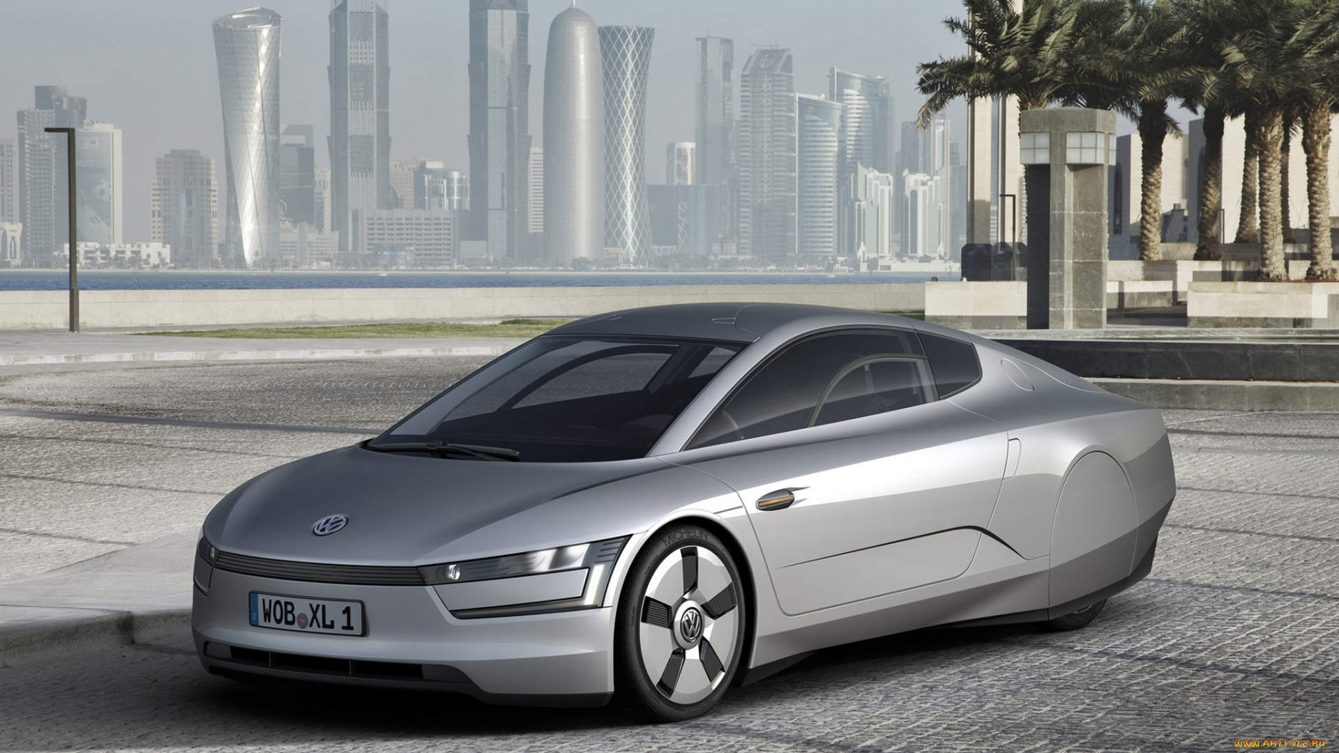 xl1, concept, автомобили, 3д