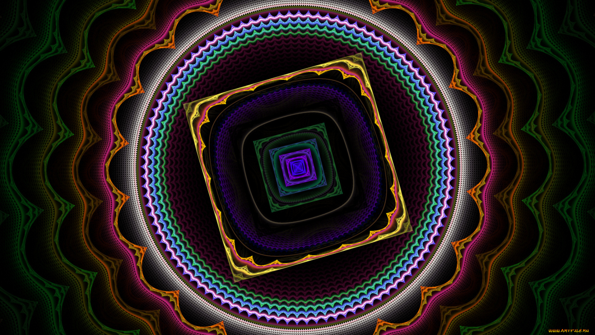 3д, графика, fractal, фракталы, фон, фрактал