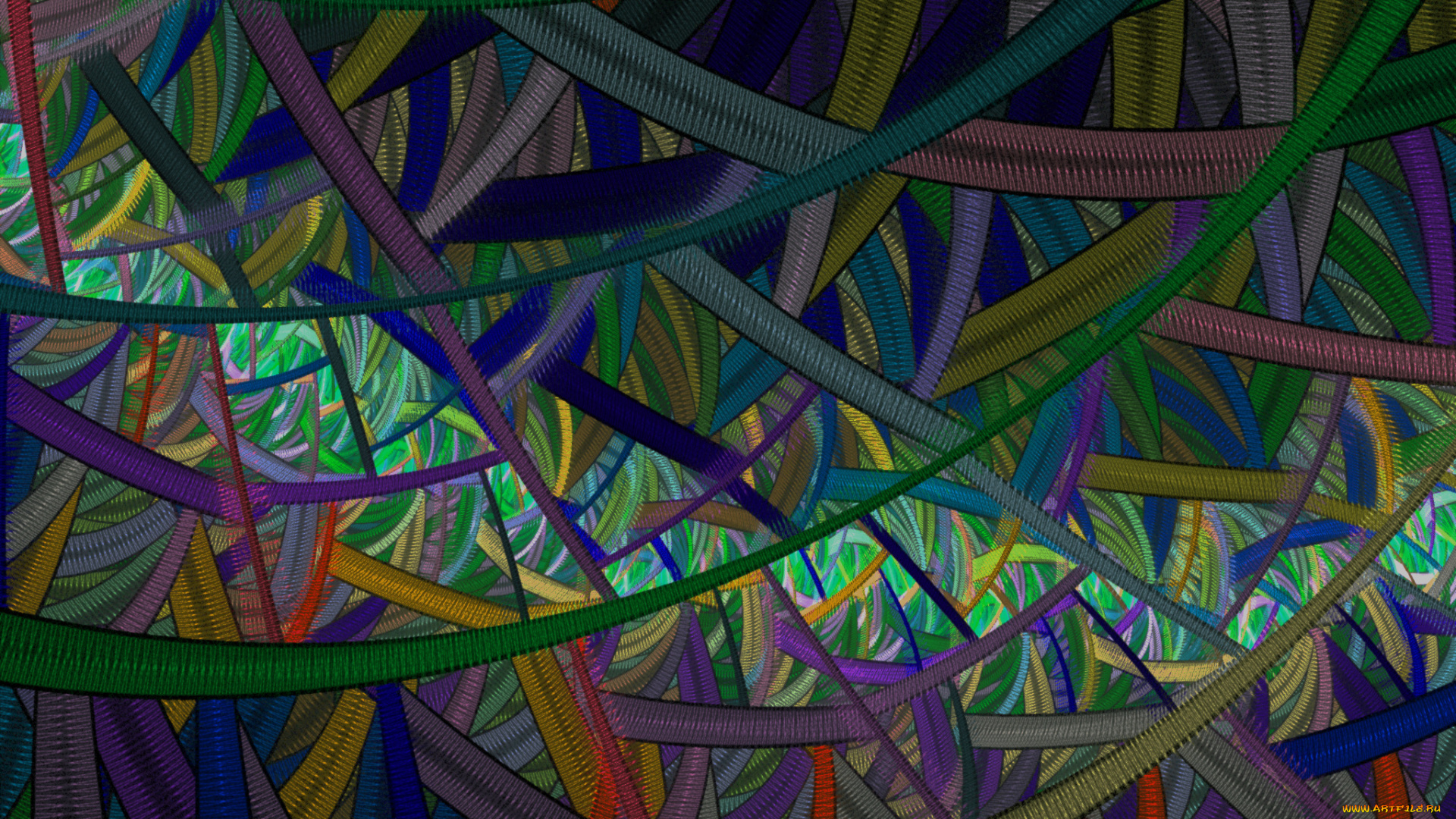 3д, графика, fractal, фракталы, фрактал, фон