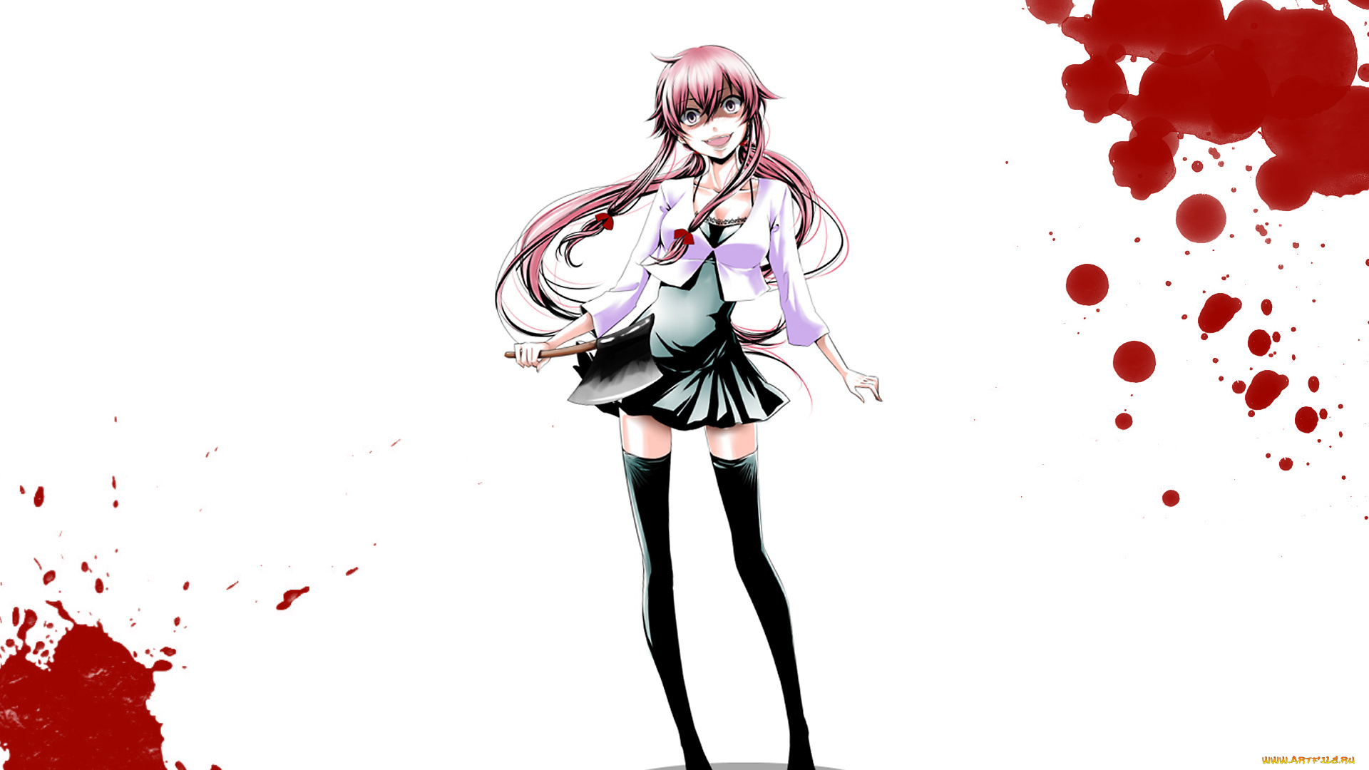 гасай, юно, аниме, mirai, nikki, дневник, будущего