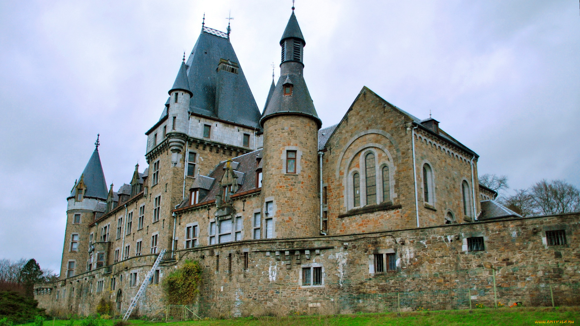 города, дворцы, замки, крепости, башни, стена, лестница