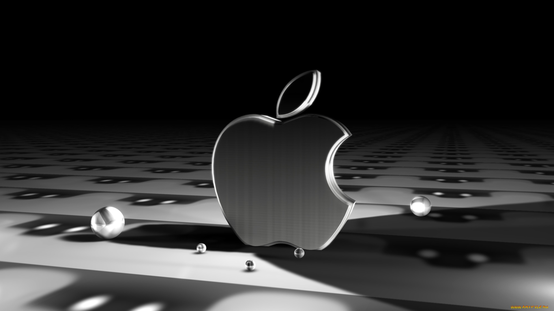 компьютеры, apple, фон, логотип, яблоко