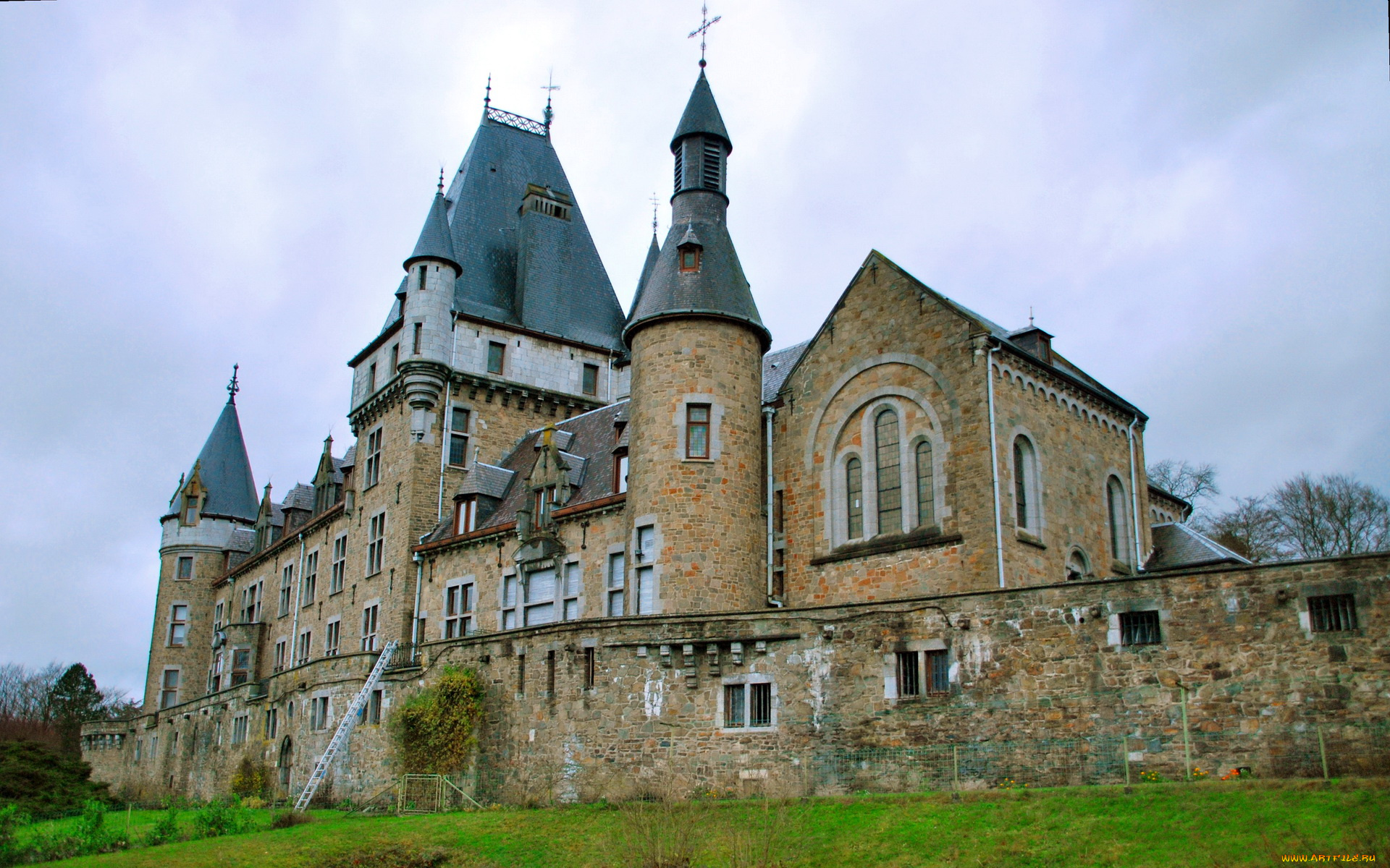 города, дворцы, замки, крепости, башни, стена, лестница