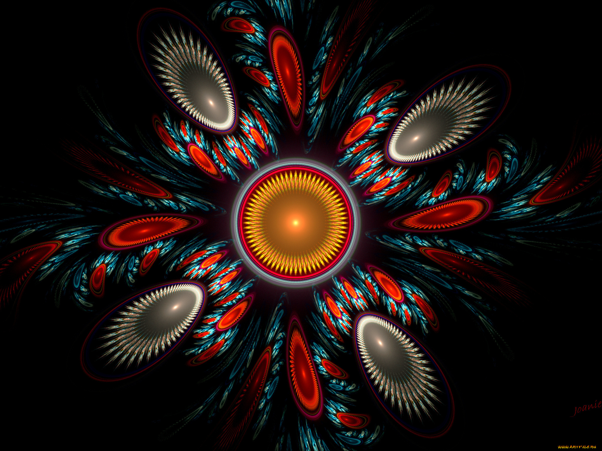 3д, графика, fractal, фракталы, фон