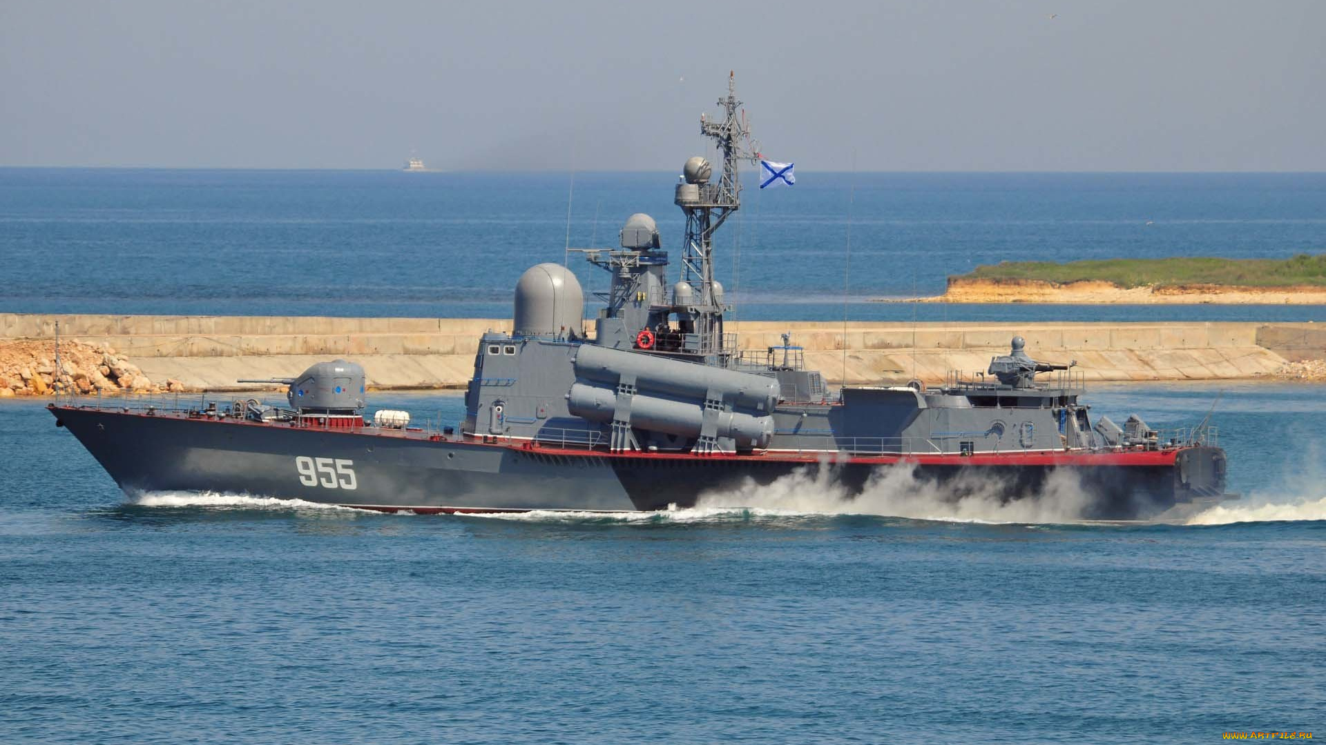 корабли, катера, вода