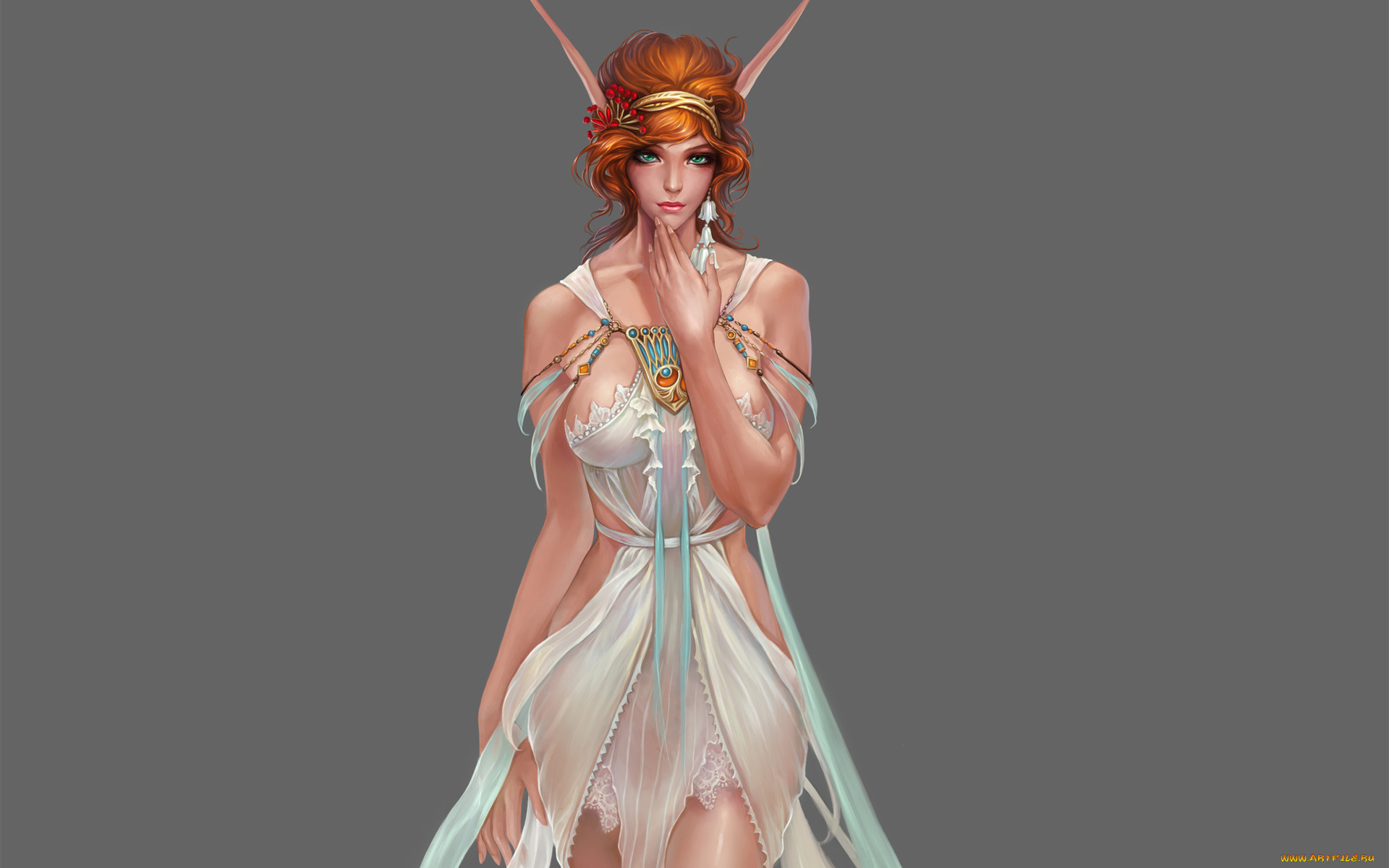 фэнтези, эльфы, эльфийка, девушка
